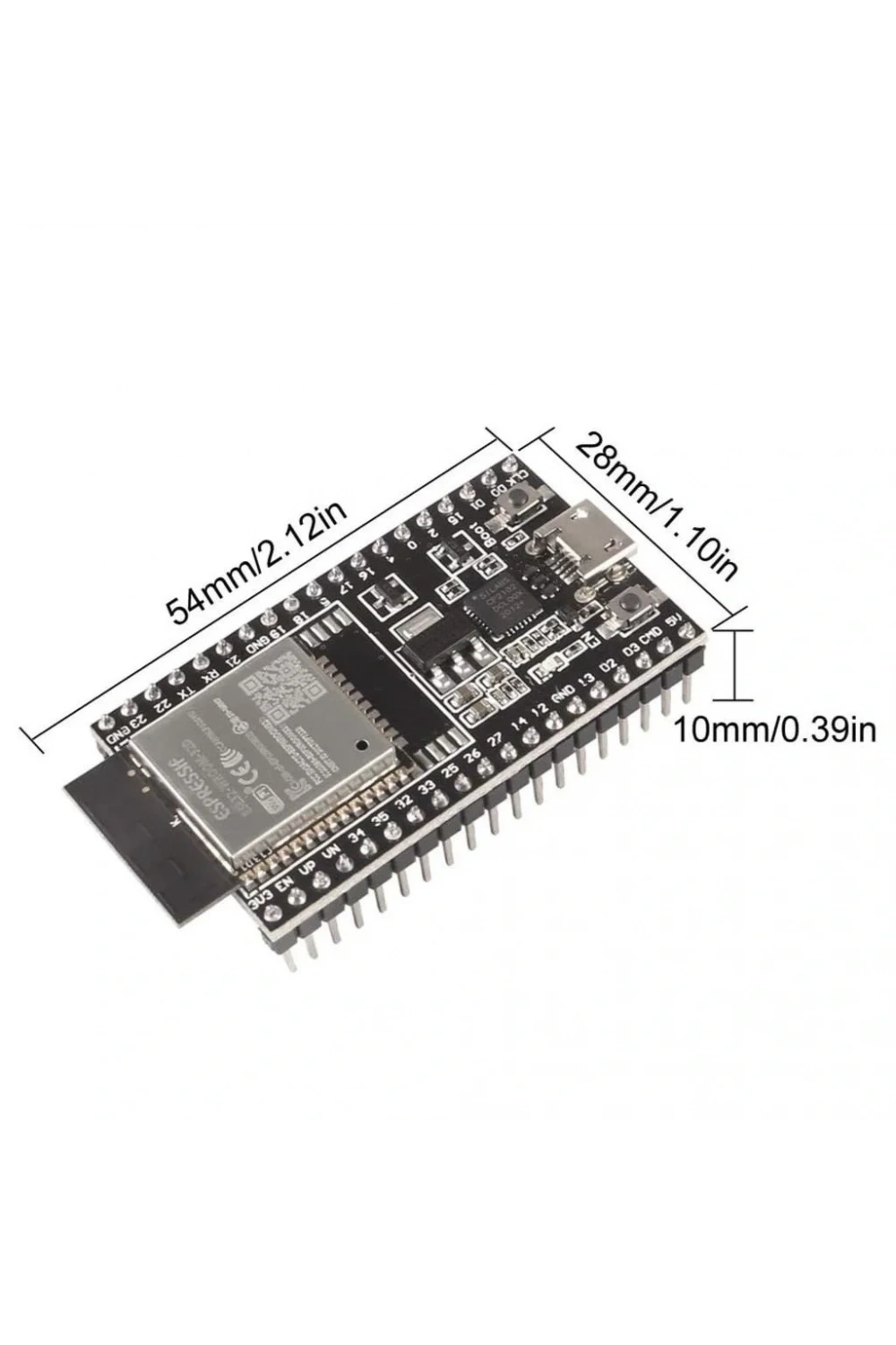 ESP32-WROOM-32D Wifi Bluetooth Geliştirme Kartı