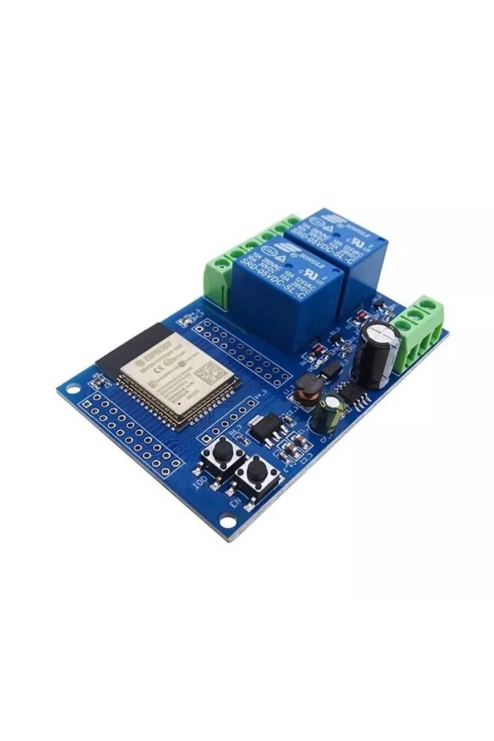 ESP32-WROOM-32E 2 Kanal Röle Modülü