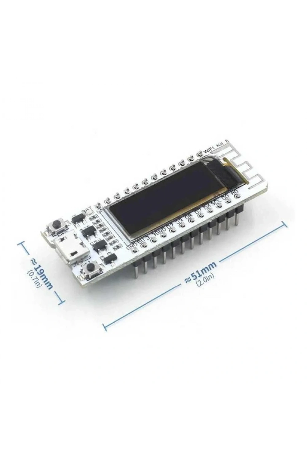 Esp8266 Tabanlı 0.91 Oled Ekran 32Mb Geliştirme Kartı