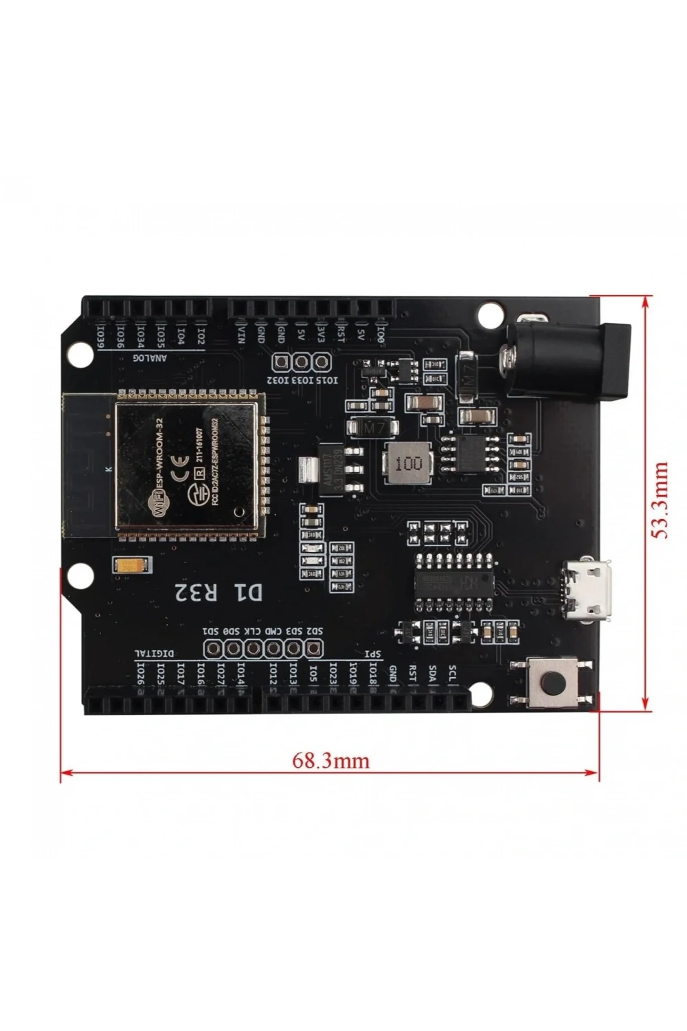 ESPDuino-32 ESP32 WiFi ve Bletooth Geliştirme Kartı