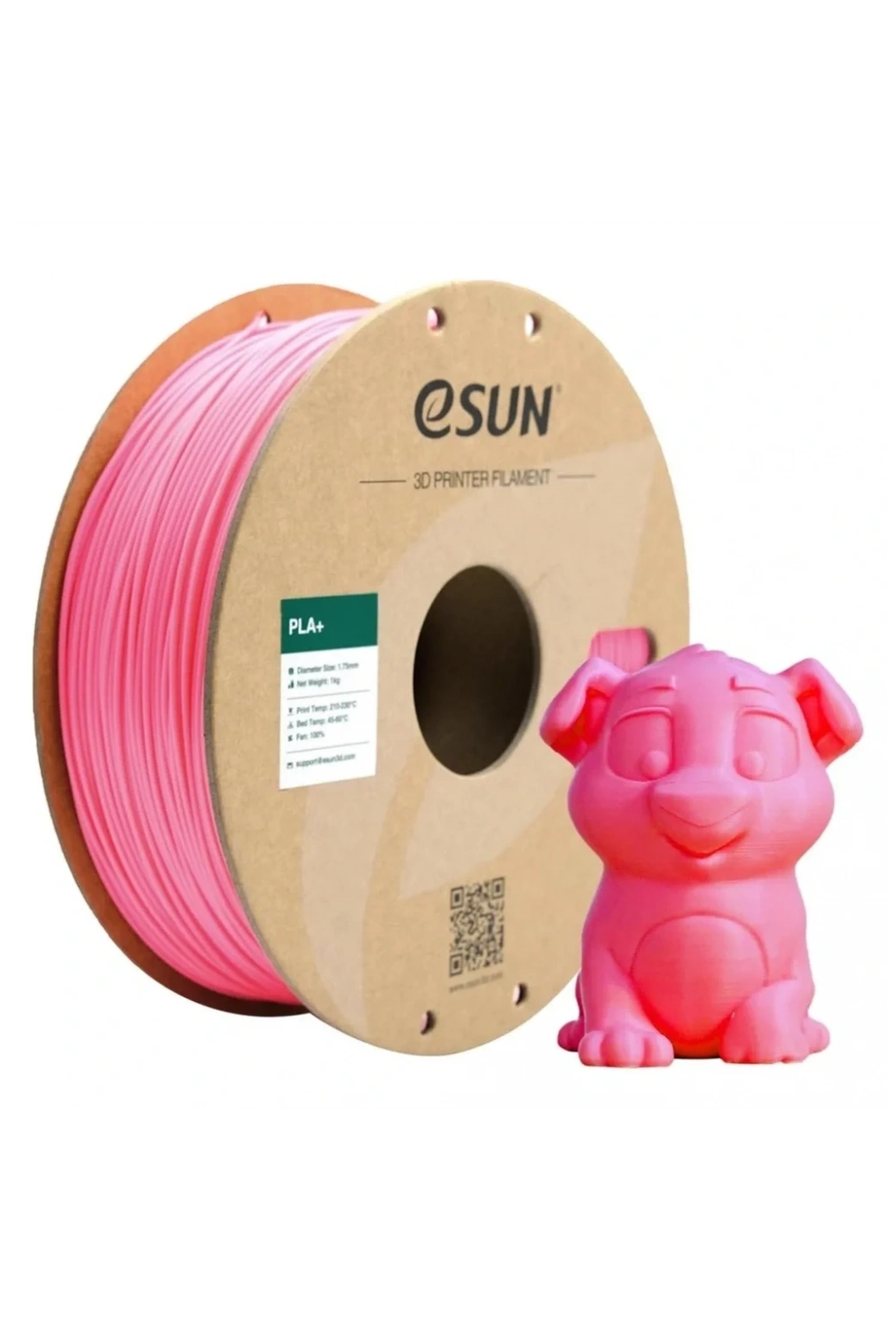 eSUN Pembe Pla+ Filament 1.75mm 1 KG