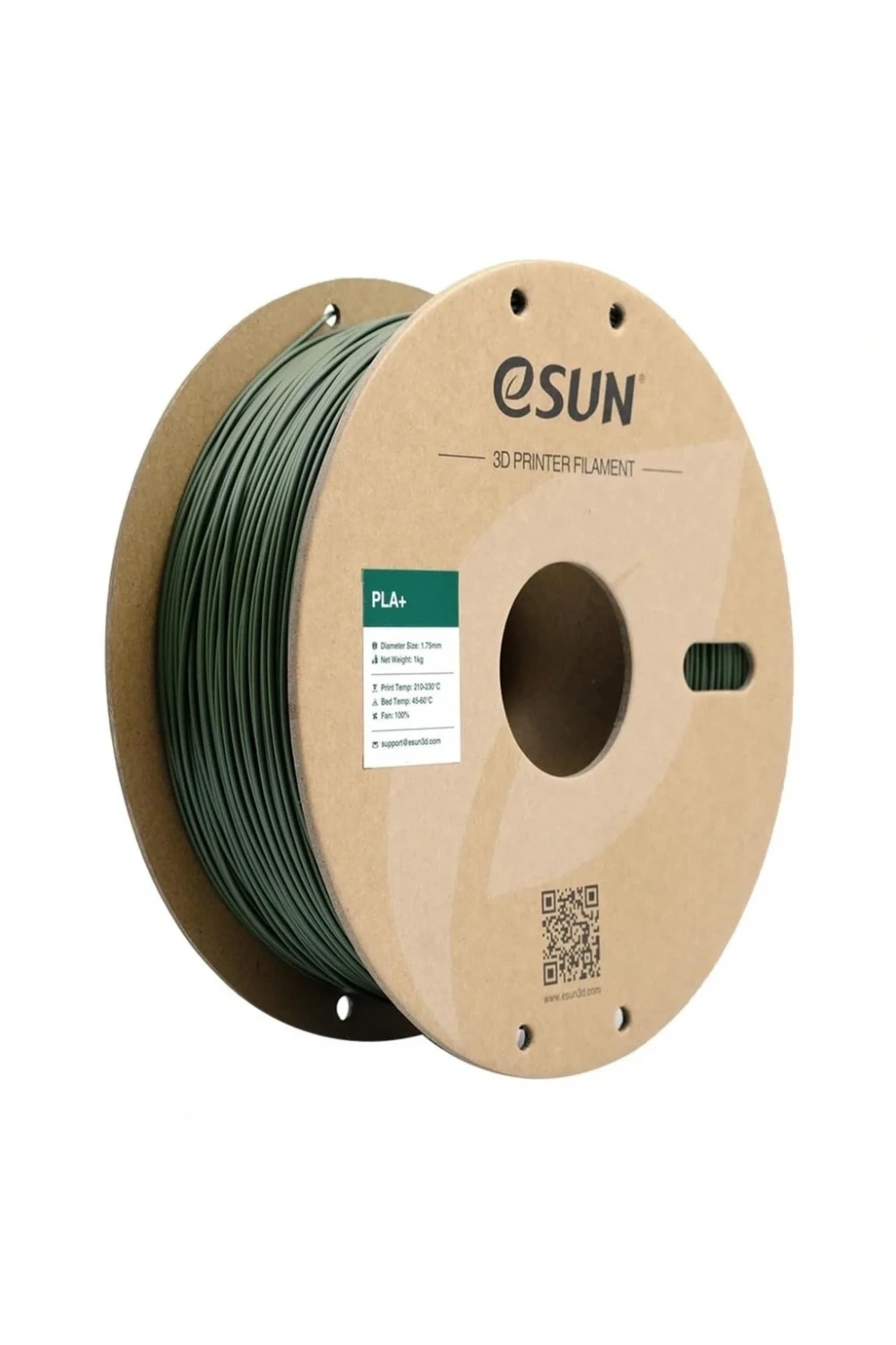eSUN Zeytin Yeşili Pla+ Filament 1.75mm 1 KG