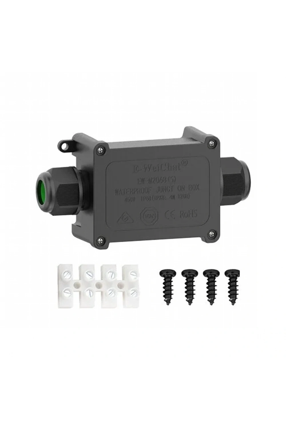 EW-M2068S-2T 2-Yollu Su Geçirmez Kablo Bağlantı Kutusu