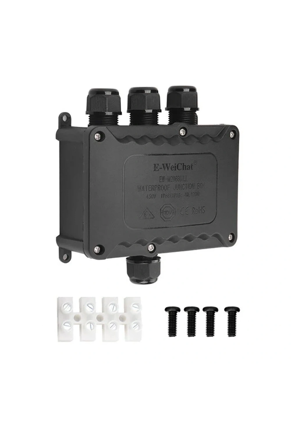 EW-M2068XL-4T 4-Yollu Su Geçirmez Kablo Bağlantı Kutusu
