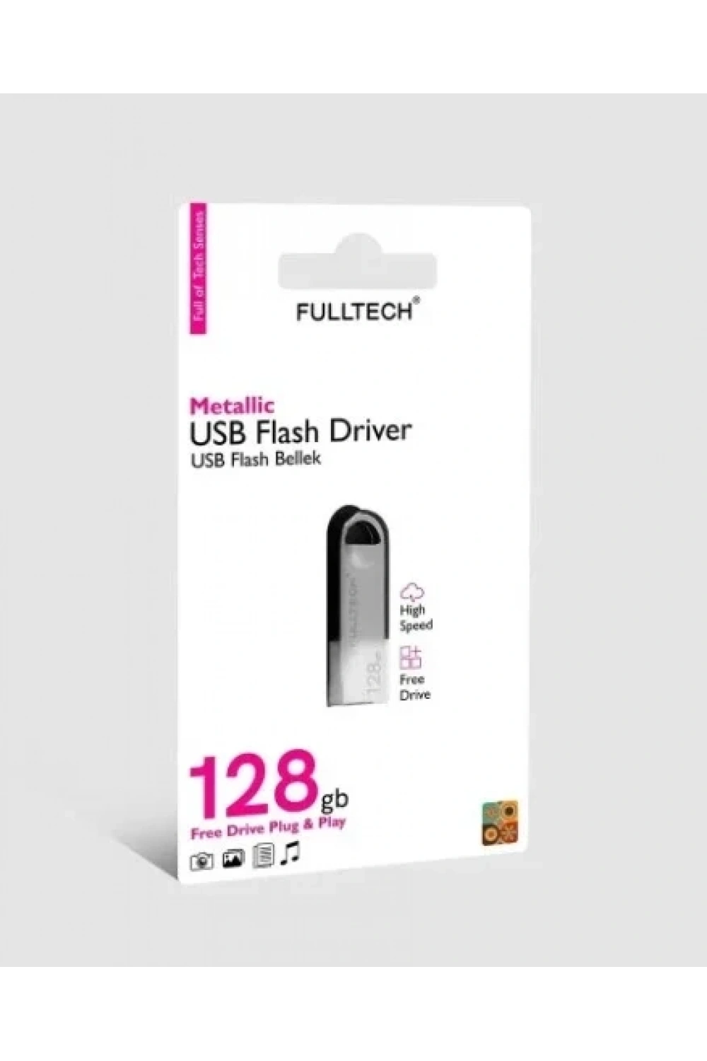 FD12 128GB Metal Süper Hızlı Flash Bellek