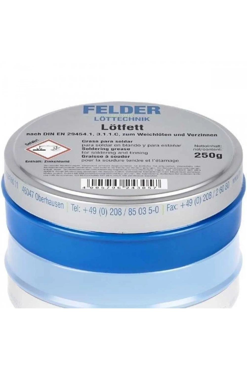 Felder Lötfett Lehim Pastası 250gr