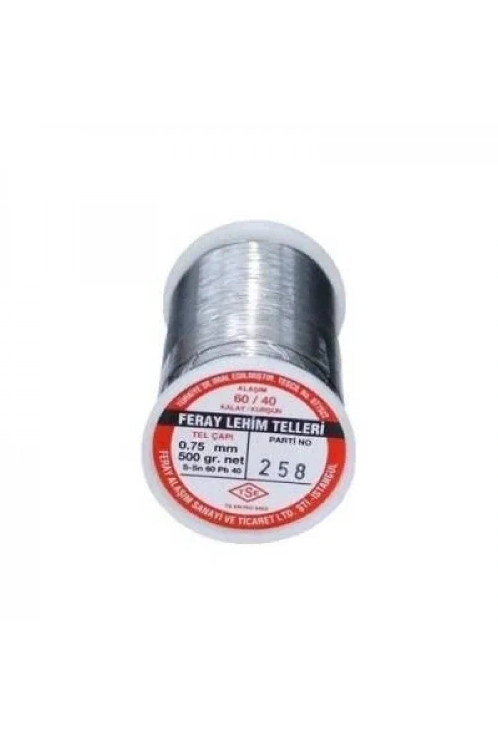 Feray 0.75 mm 500gr Lehim Teli (%60 Kalay / %40 Kurşun)