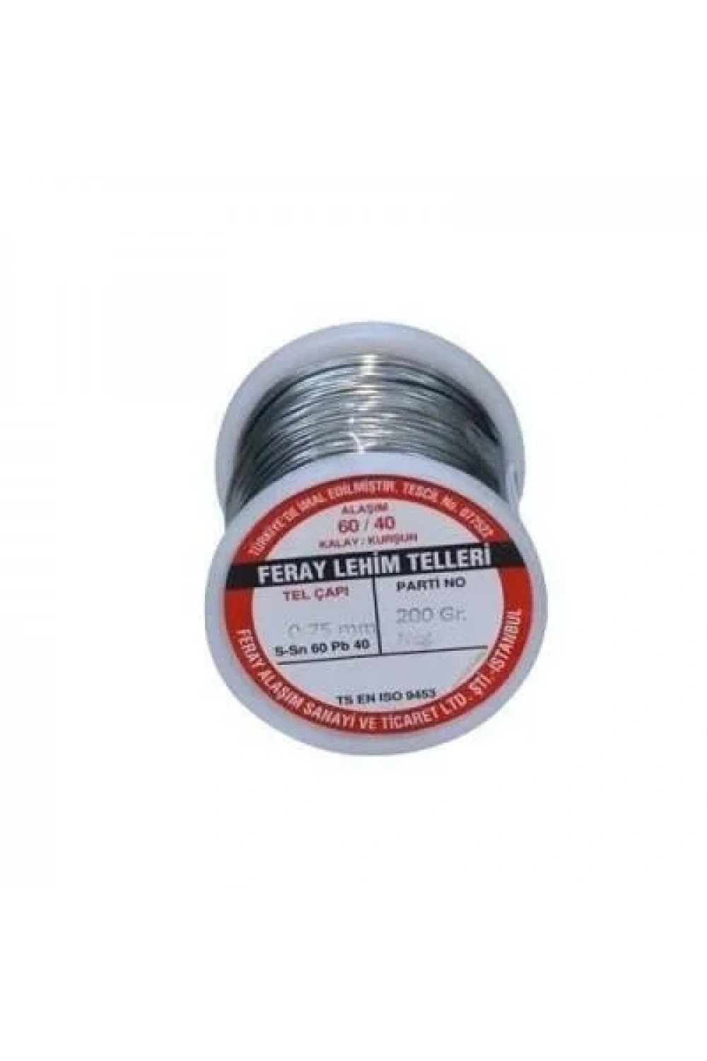 Feray 1.2 mm 200gr Lehim Teli (%60 Kalay / %40 Kurşun)