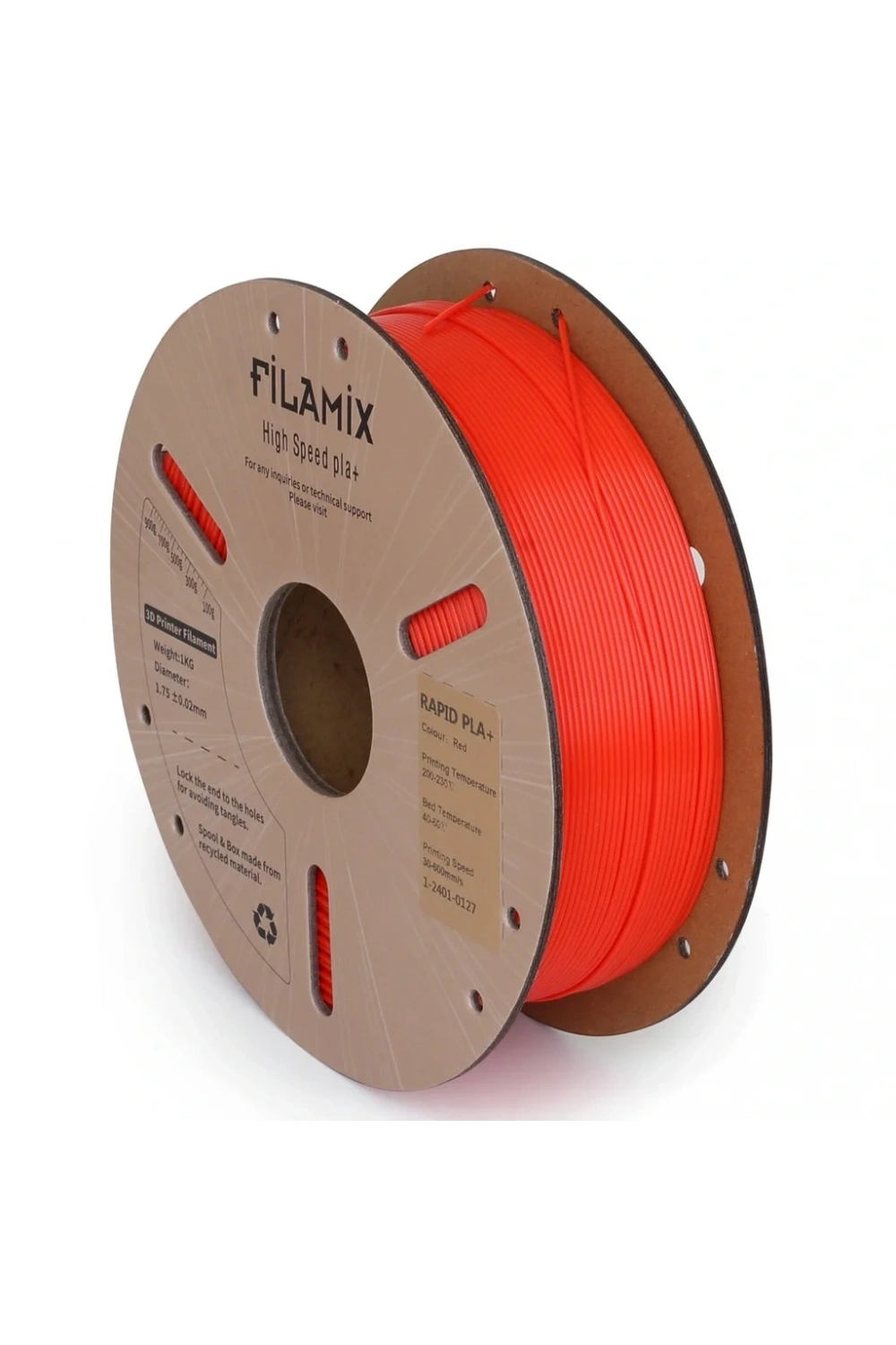 Filamix Hyper Speed Pla Filament Kırmızı