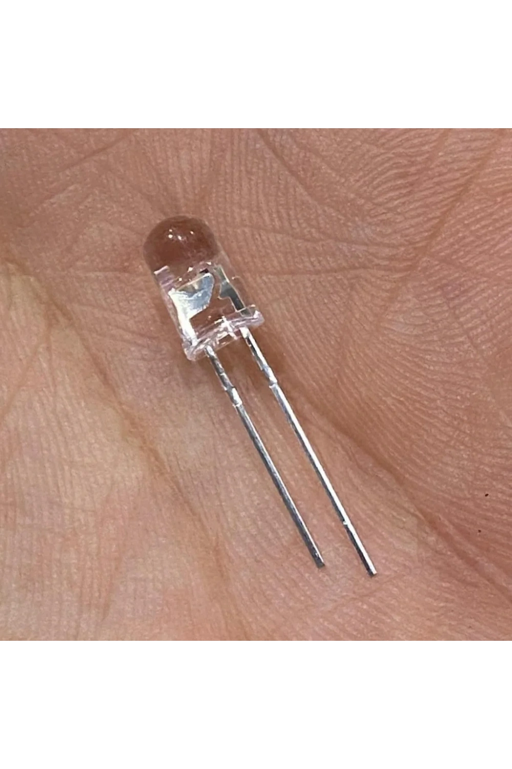 Flaşörlü LED Beyaz 2 Bacaklı 5mm