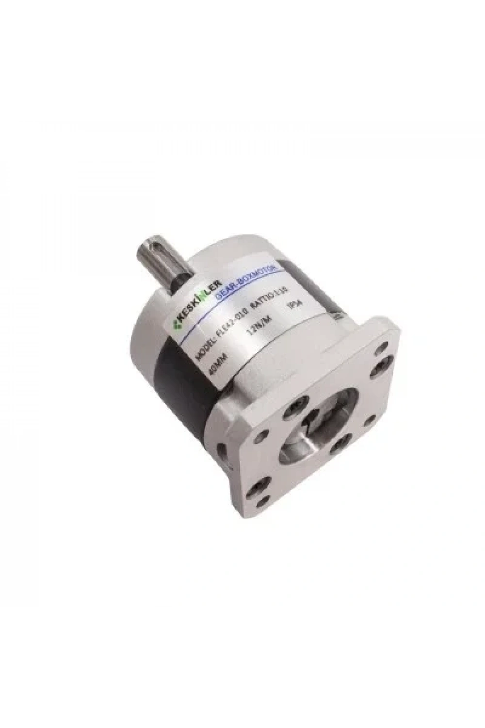 FLE42-010 1:10 12N.m Nema17 Step Motor Redüktörü - Kısa Mil