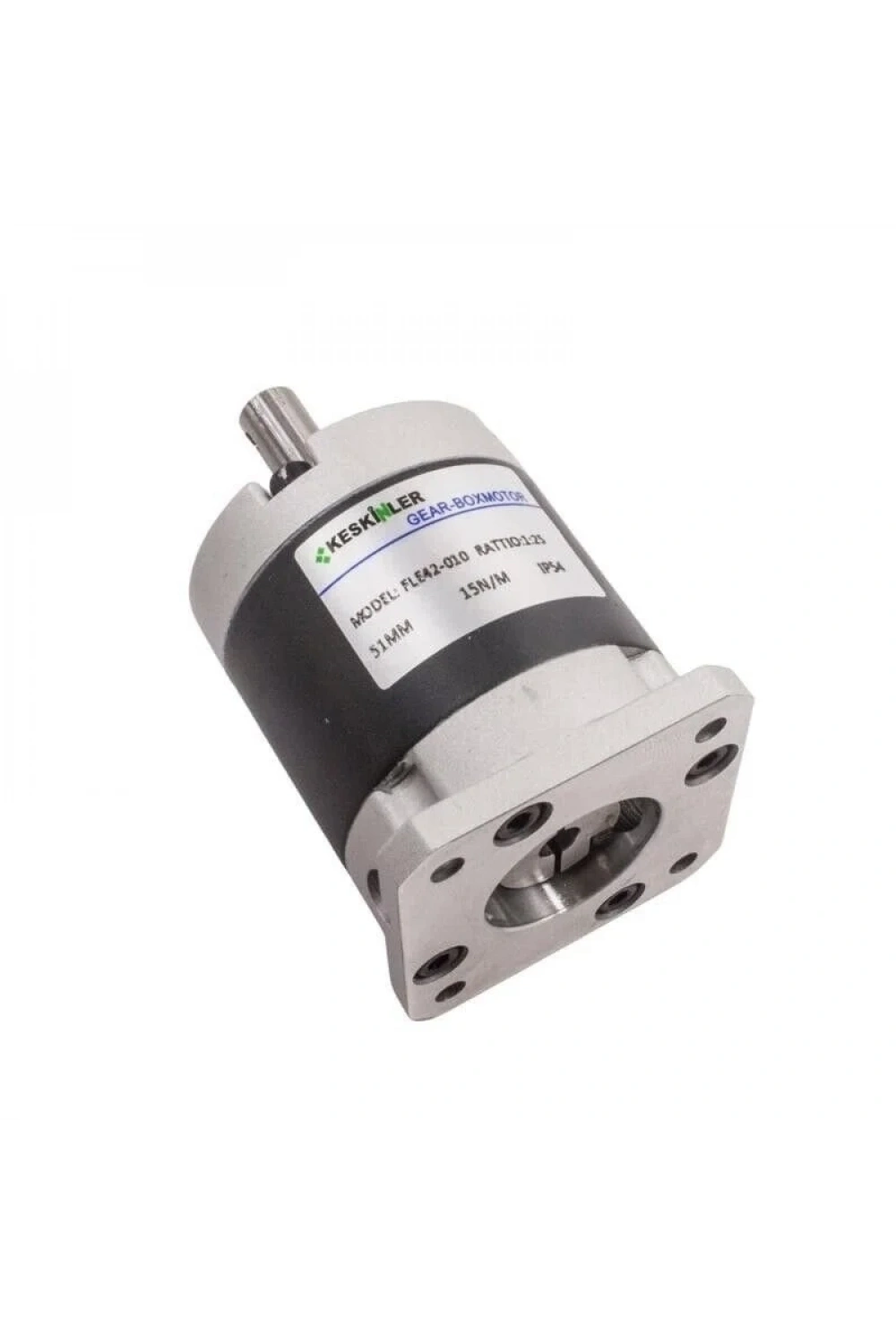 FLE42-010 1:25 15N.m Nema17 Step Motor Redüktörü - Kısa Mil