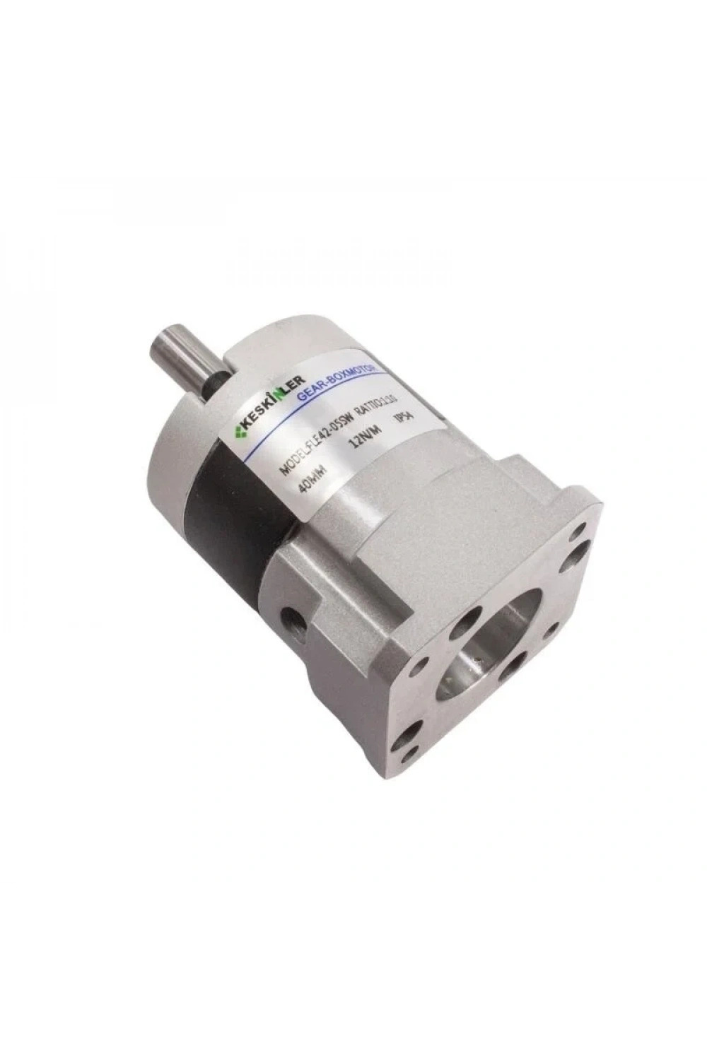 FLE42-05SW 1:10 12N.m Nema17 Step Motor Redüktörü - Uzun Mil