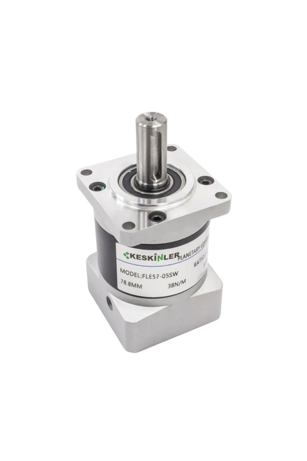 FLE57-05SW 1:25 38N/M Nema23 Step Motor Redüktörü