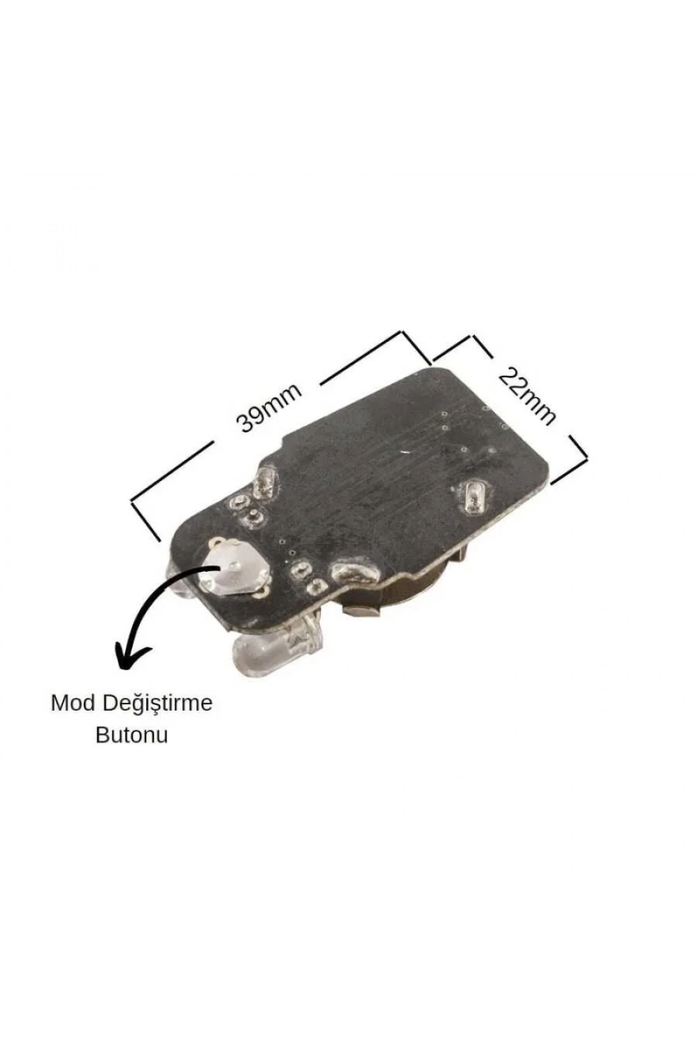 Flip-Flop Led Devresi - 3V CR Pil Yuvalı
