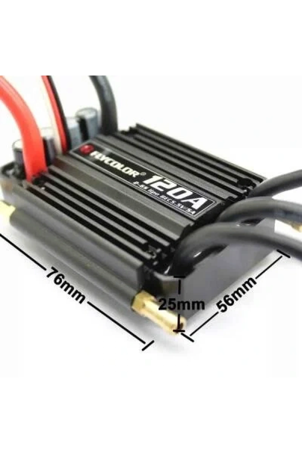 Flycolor Waterproof 120A 2-6S Brushless ESC 5.5V/5A BEC