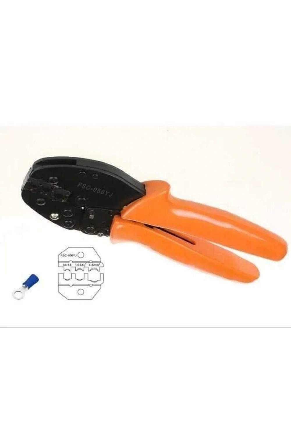 FSC-056YJ - Izoleli Terminal Sıkma Pensesi 1.5,2.5,4-6 mm2