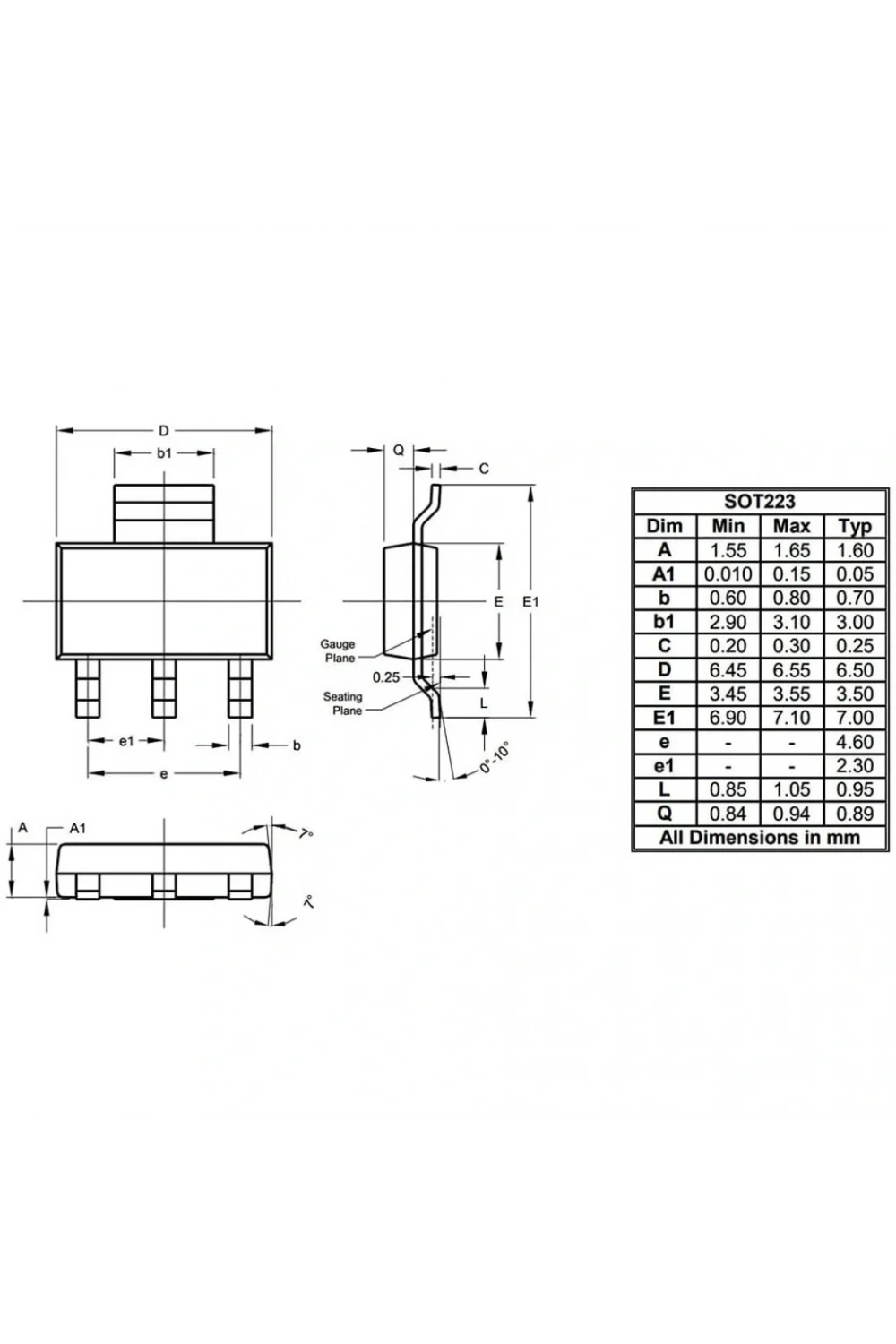 FZT605TA 120V 1.5A NPN Transistör Sot-223