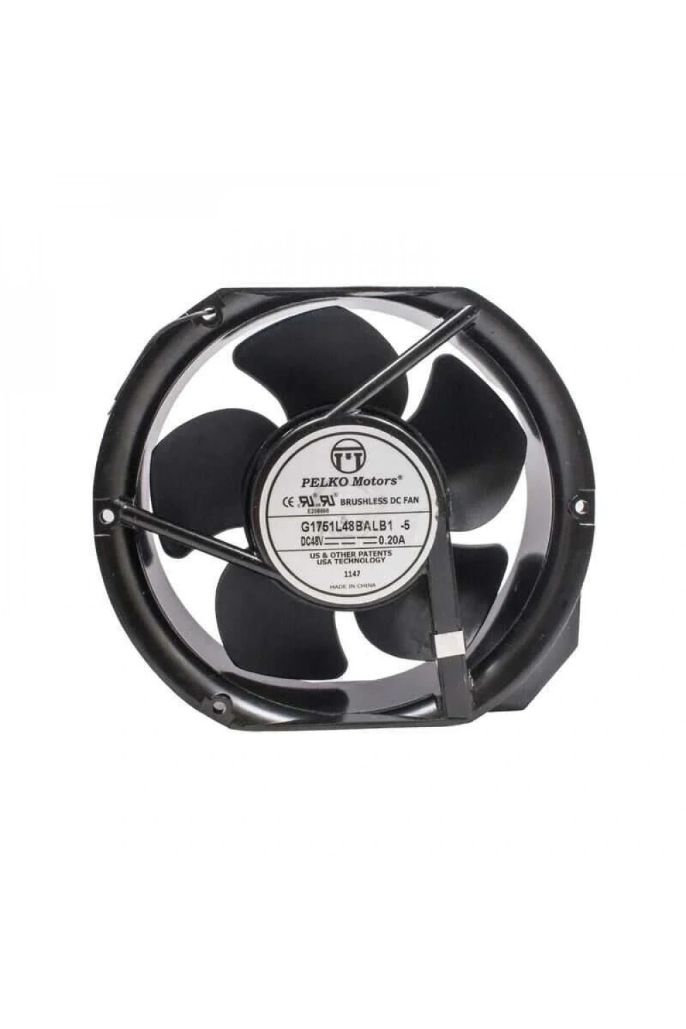 G1751L48BALB1-5 48V 0.2A Metal Fan 150x170x51mm