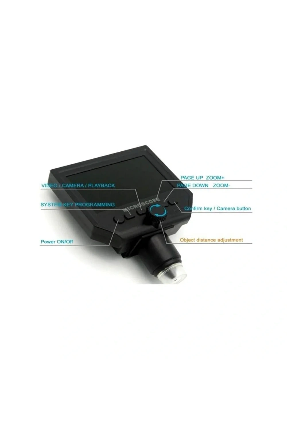 G600 4.3 OLED Ekanlı Dijital Mikroskop 1080P