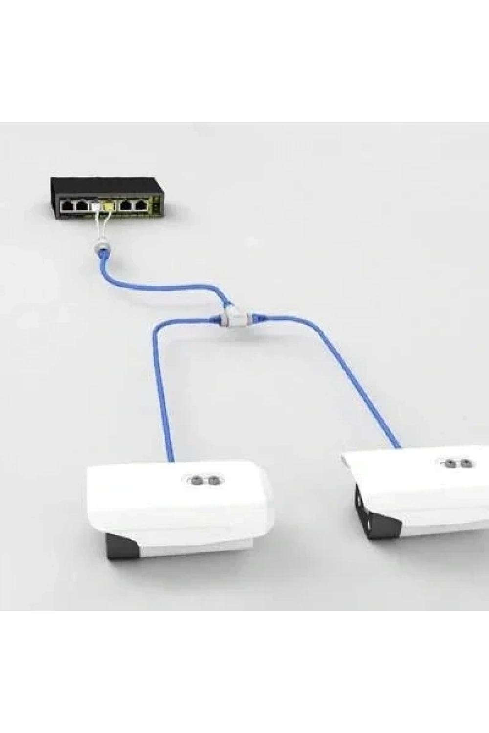 GNT-5313AB PoE Splitter - RJ45 3 Yollu Ayırıcı