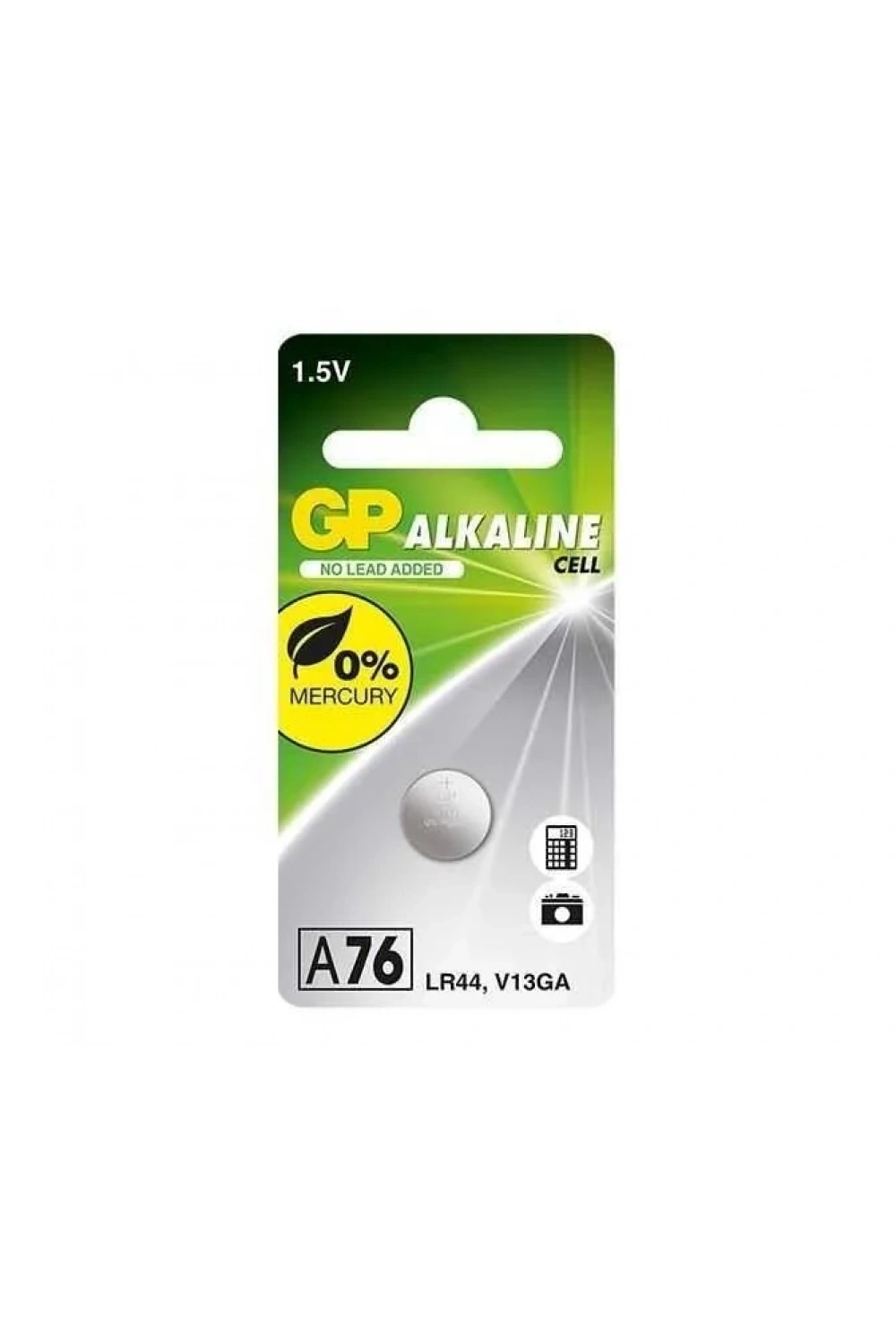 GP 76A 1.5V Alkalin Pil