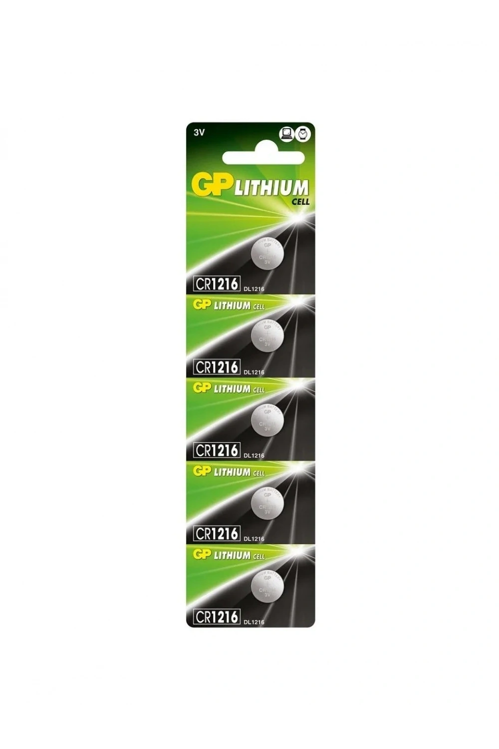 GP CR1216 3V Lityum Para Pil 5li Blister