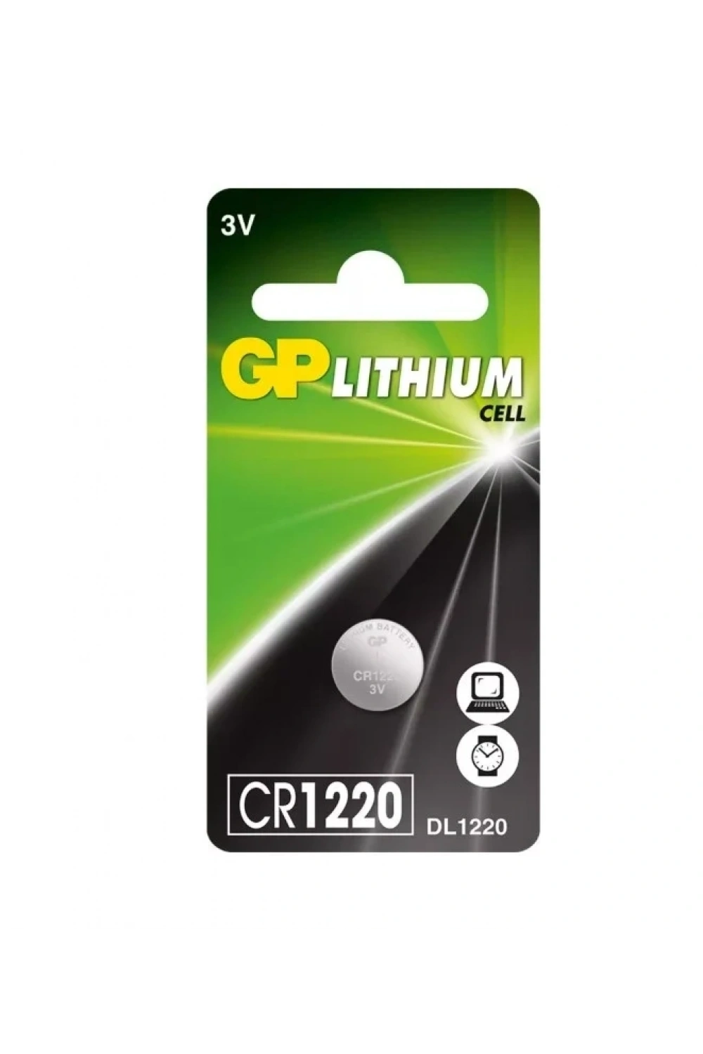 GP CR1220 3V Lityum Pil Tekli Paket