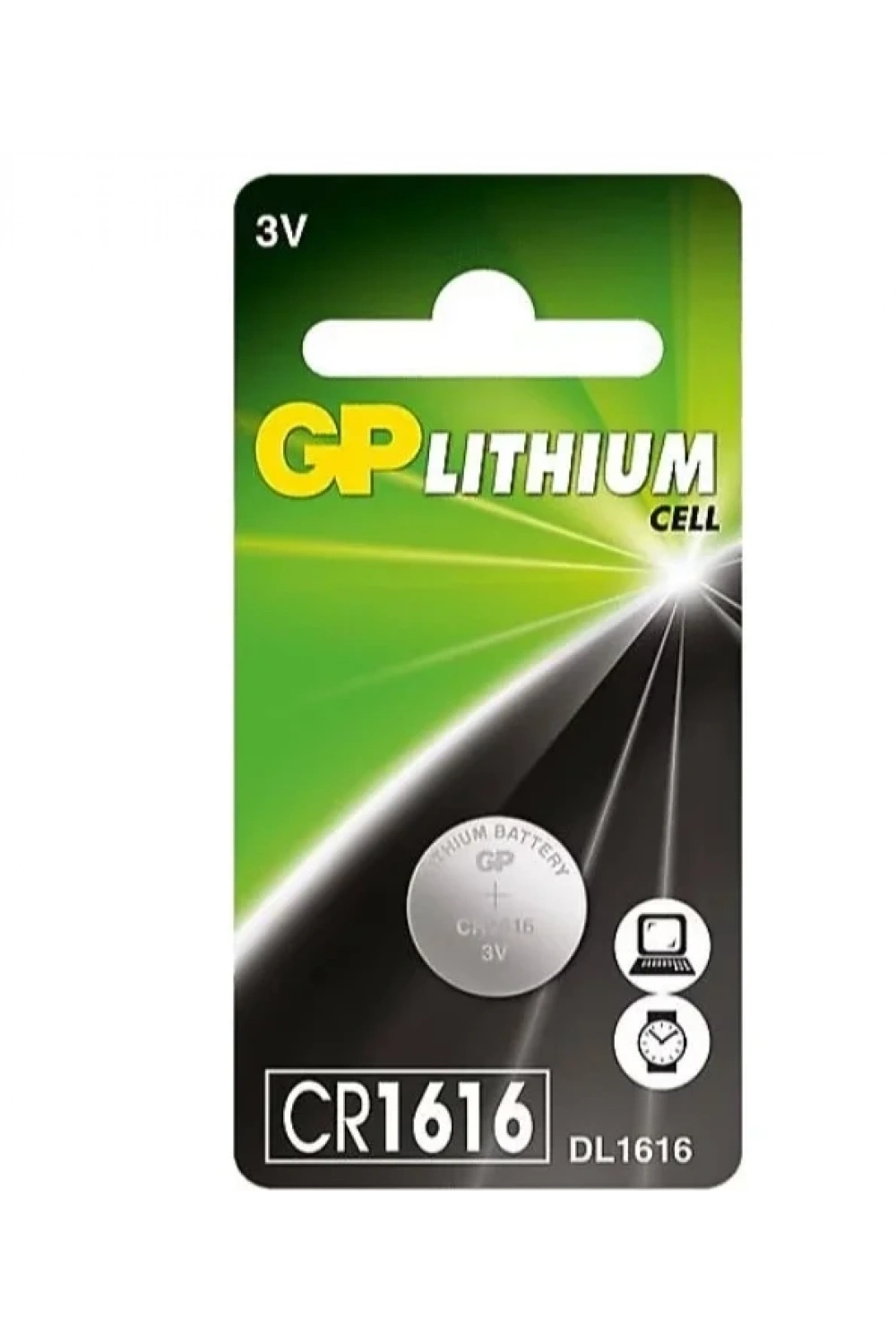 GP CR1616 3V Lityum Pil Tekli Paket