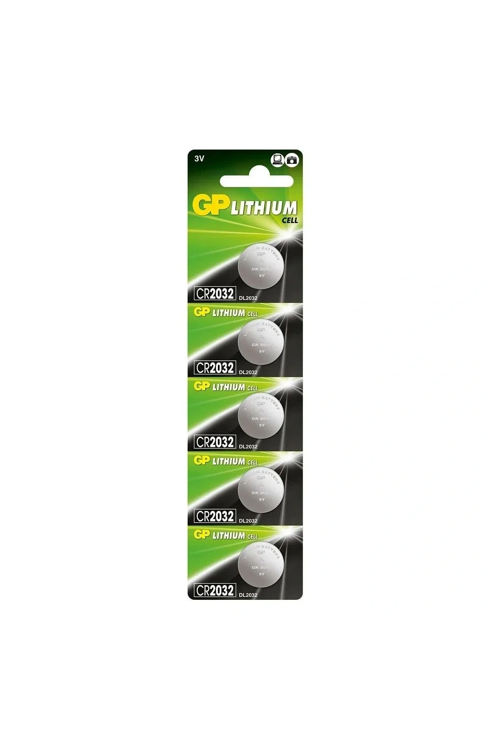 GP CR2032 3V Lityum Pil 5li Paket