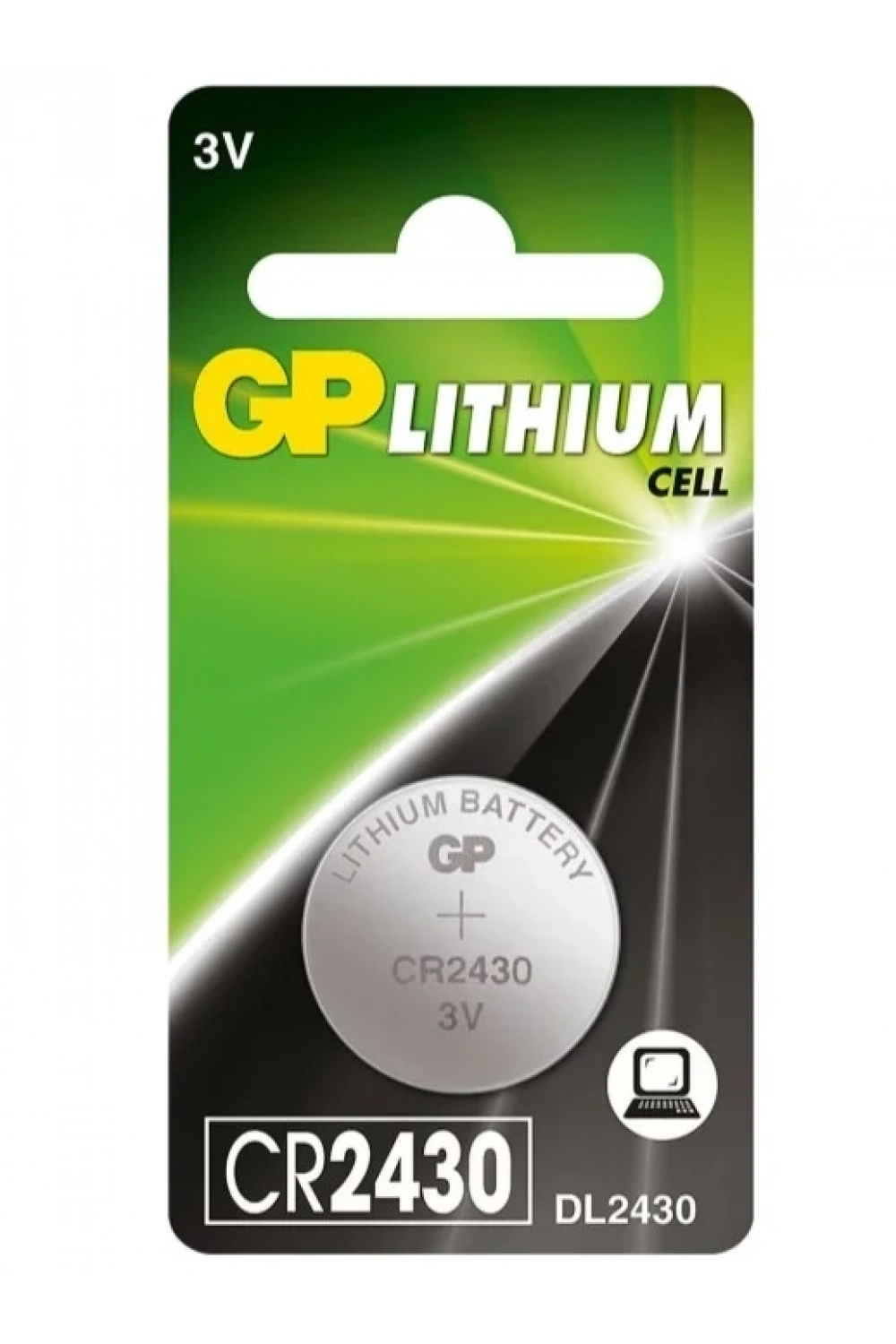 GP CR2430 3V Lityum Pil Tekli Paket
