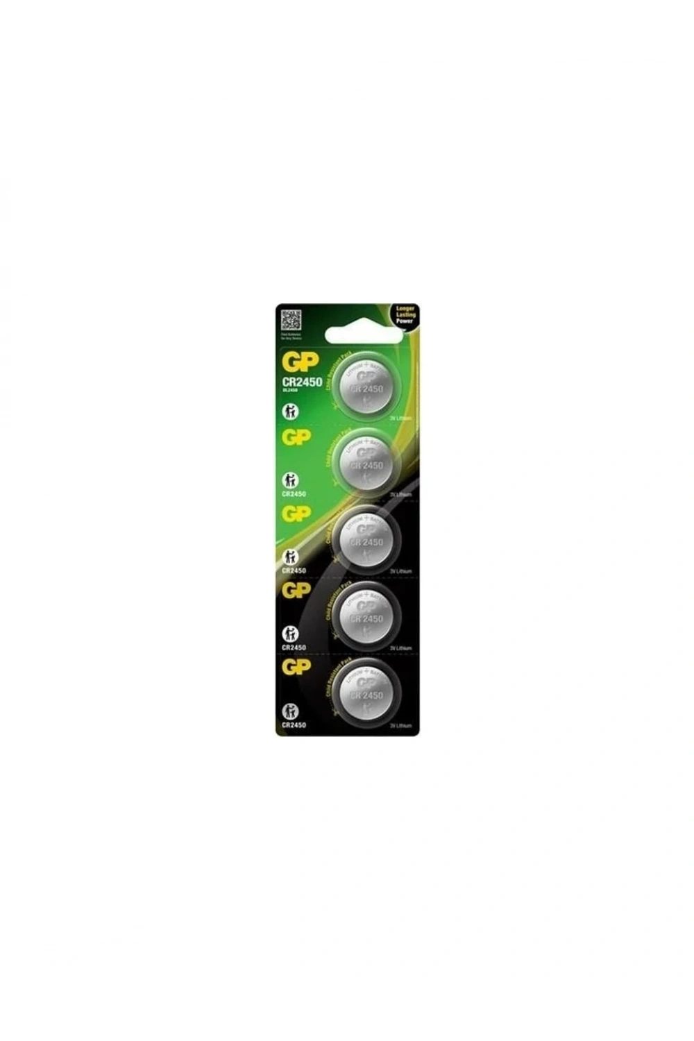GP CR2450 3V Lityum Pil 5’li Blister
