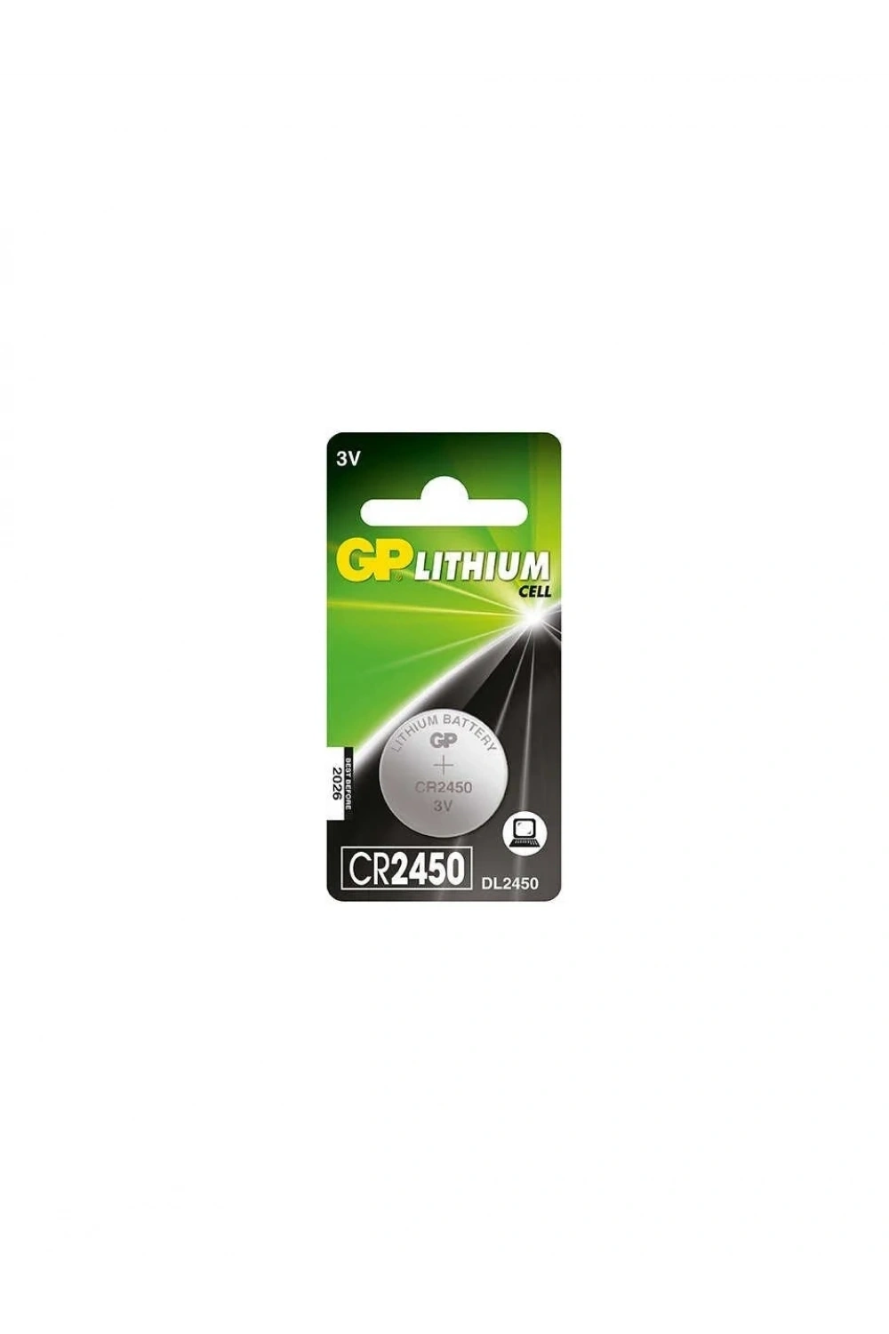 GP CR2450 3V Lityum Pil Tekli Paket