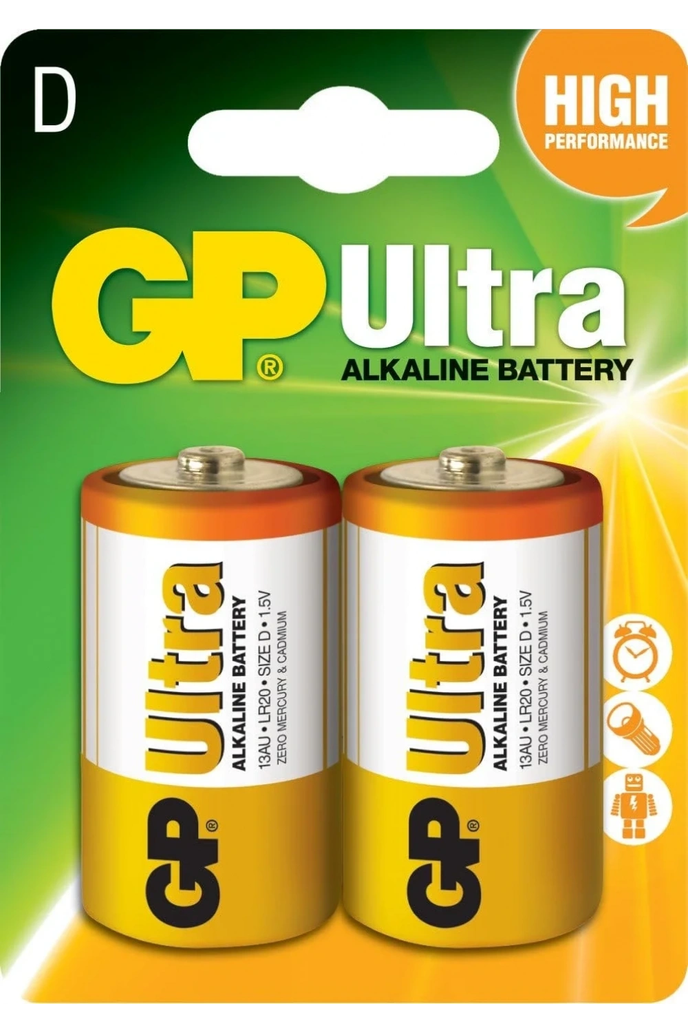 GP GP13AU LR20 Ultra Alkalin 2li Pil