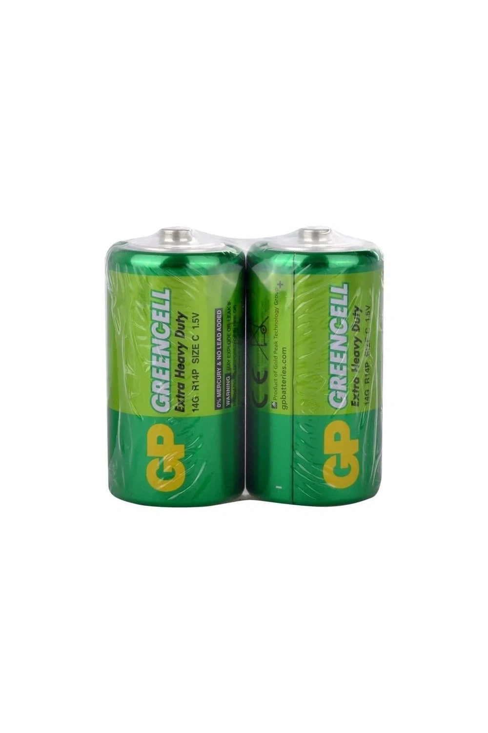 GP GP14G Greencell R14 Çinko C Orta Boy Pil 2li Shrink