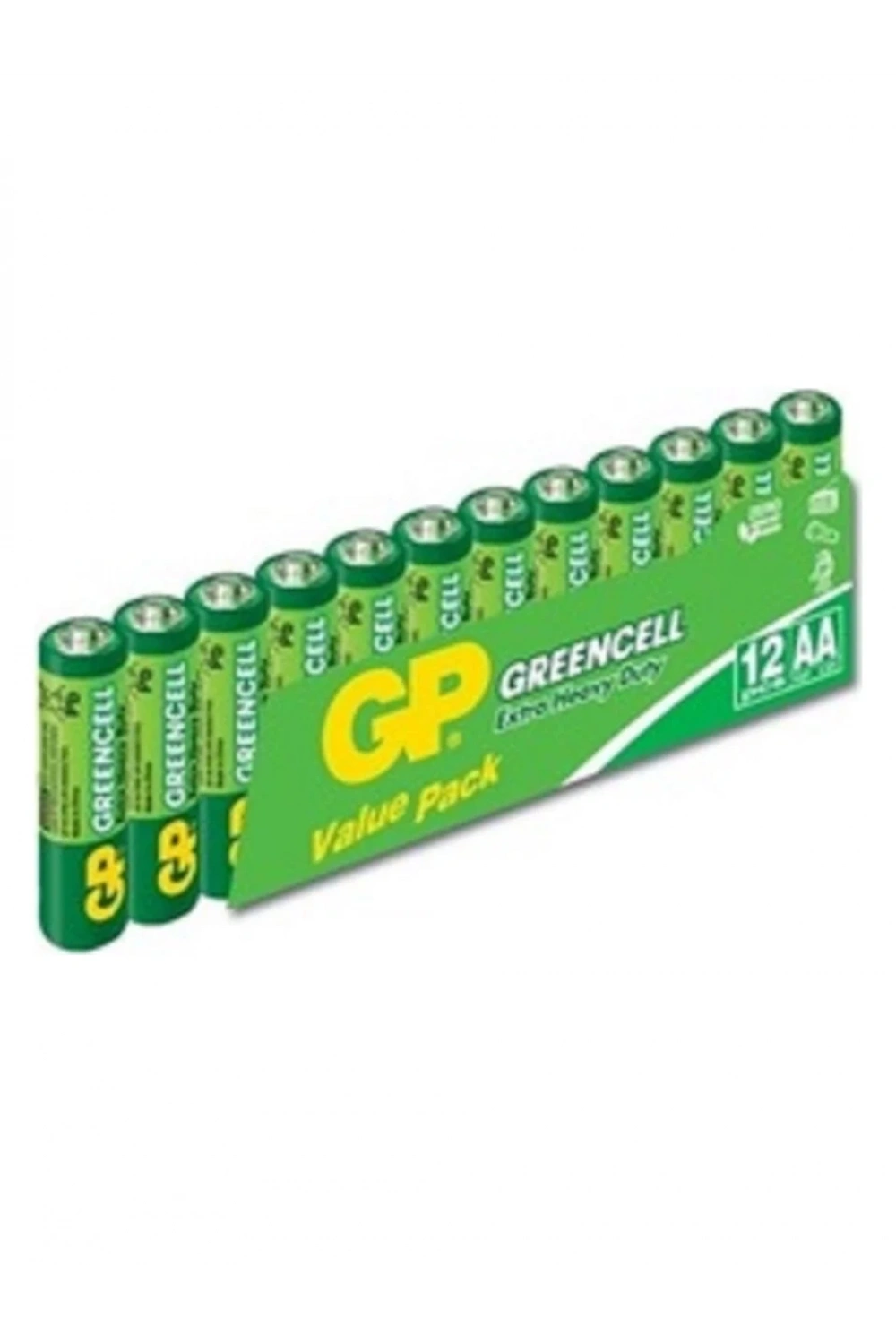 GP GP15G Greencell R6 AA Çinko Kalem Pil 12li Shrink 