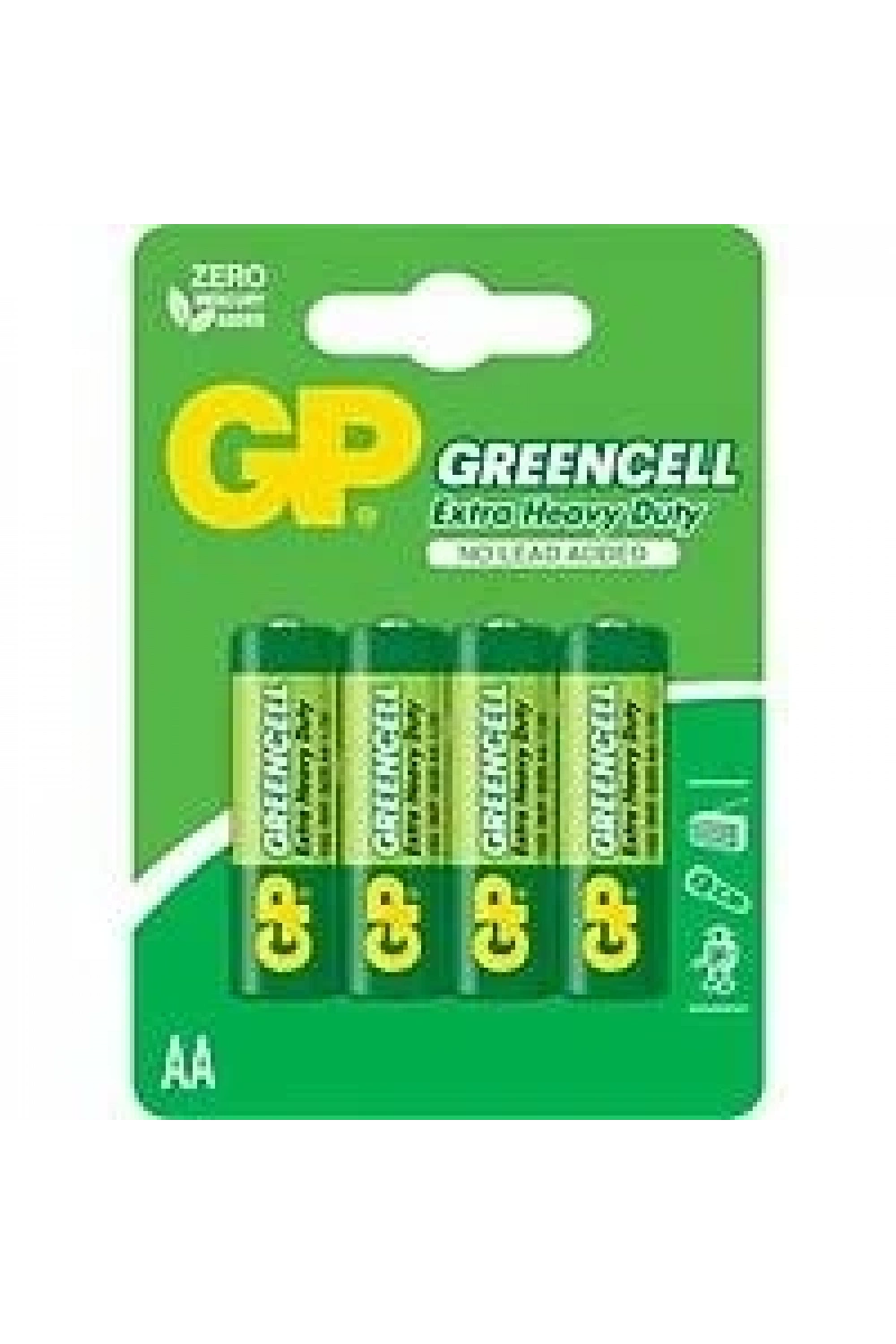 GP GP15G Greencell R6 AA Çinko Kalem Pil 4lü Blister