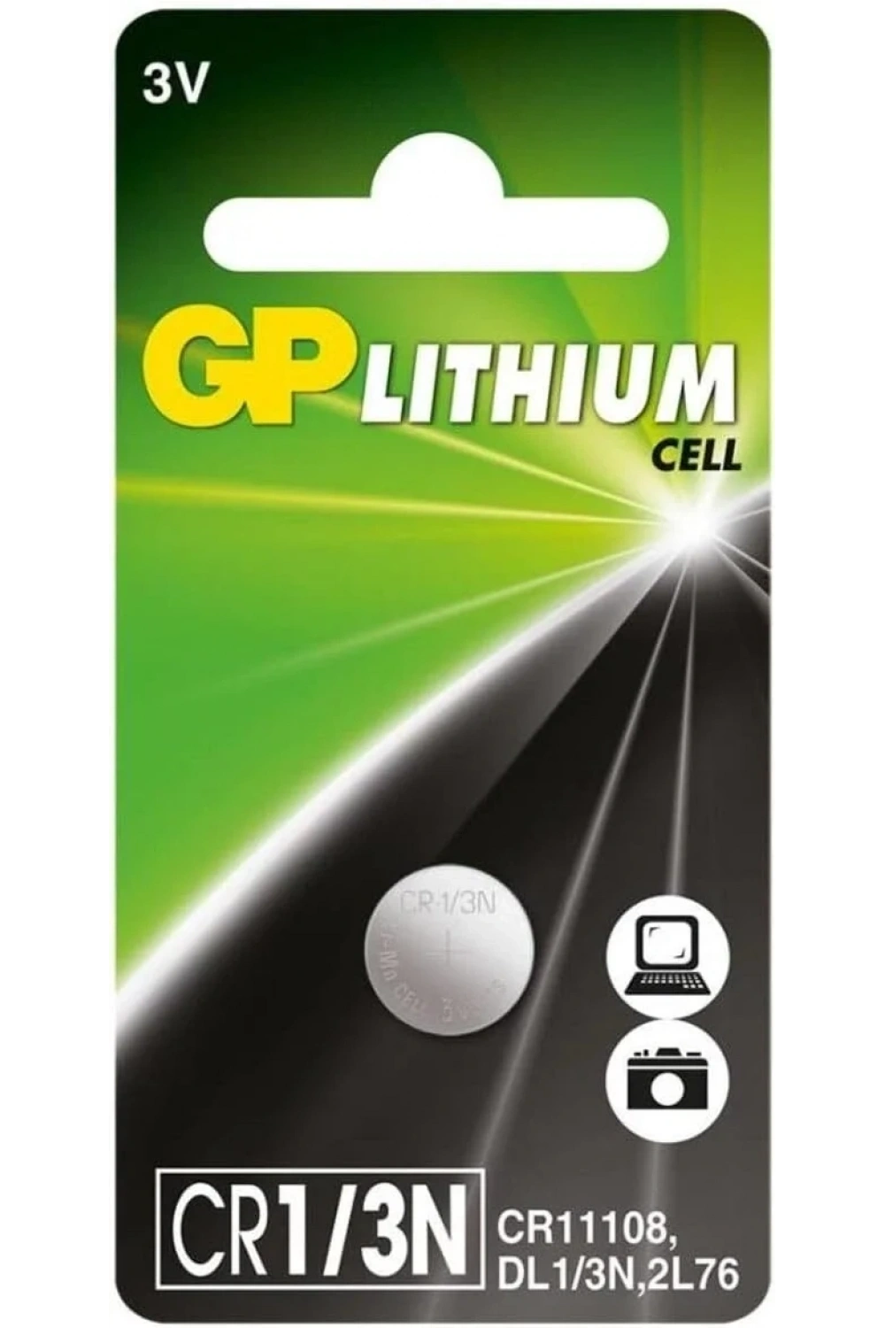 Gp Lityum (CR1/3N) Tekli Pil