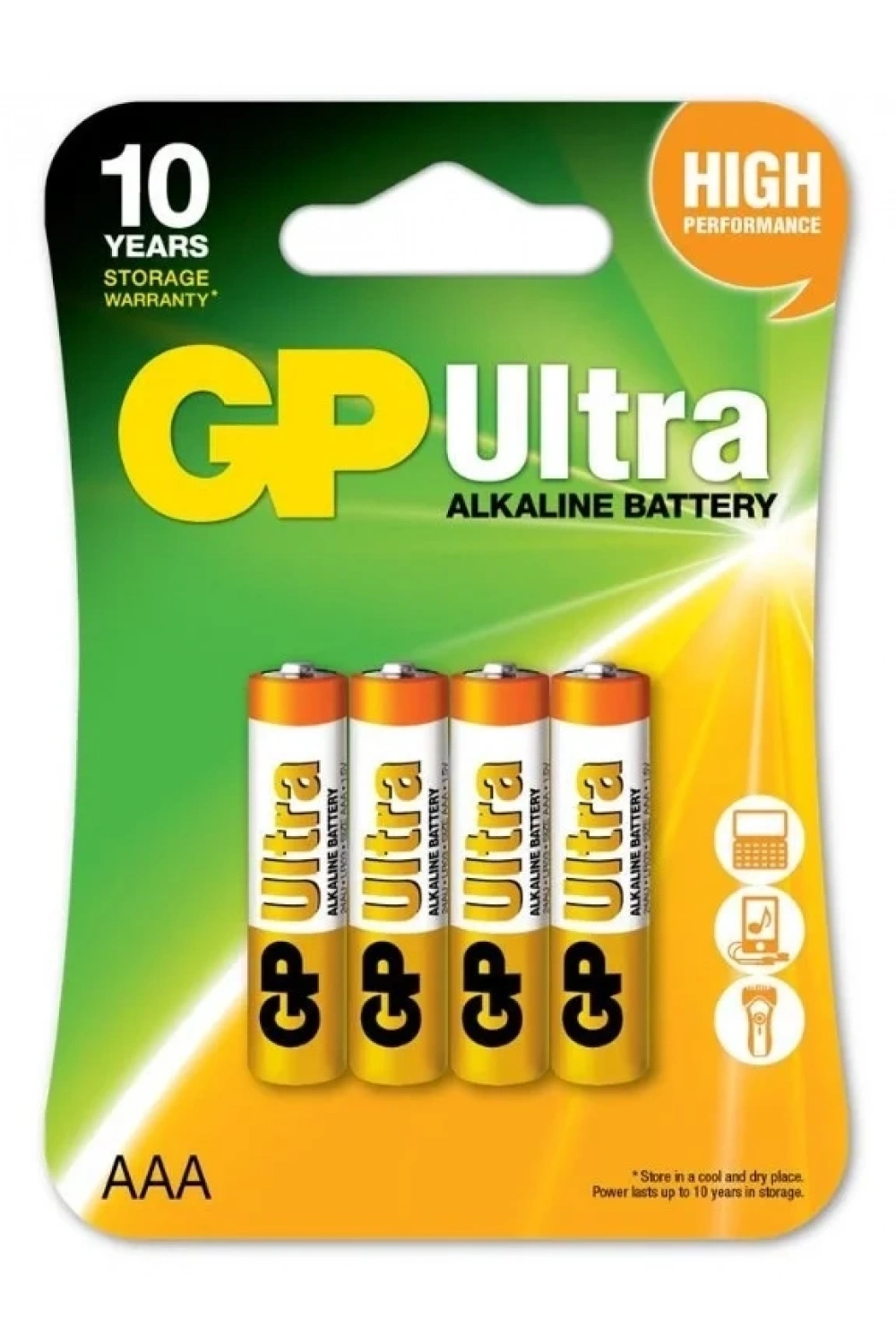 GP LR03 1.5V Ultra Alkalin AAA İnce Kalem Pil 4lü