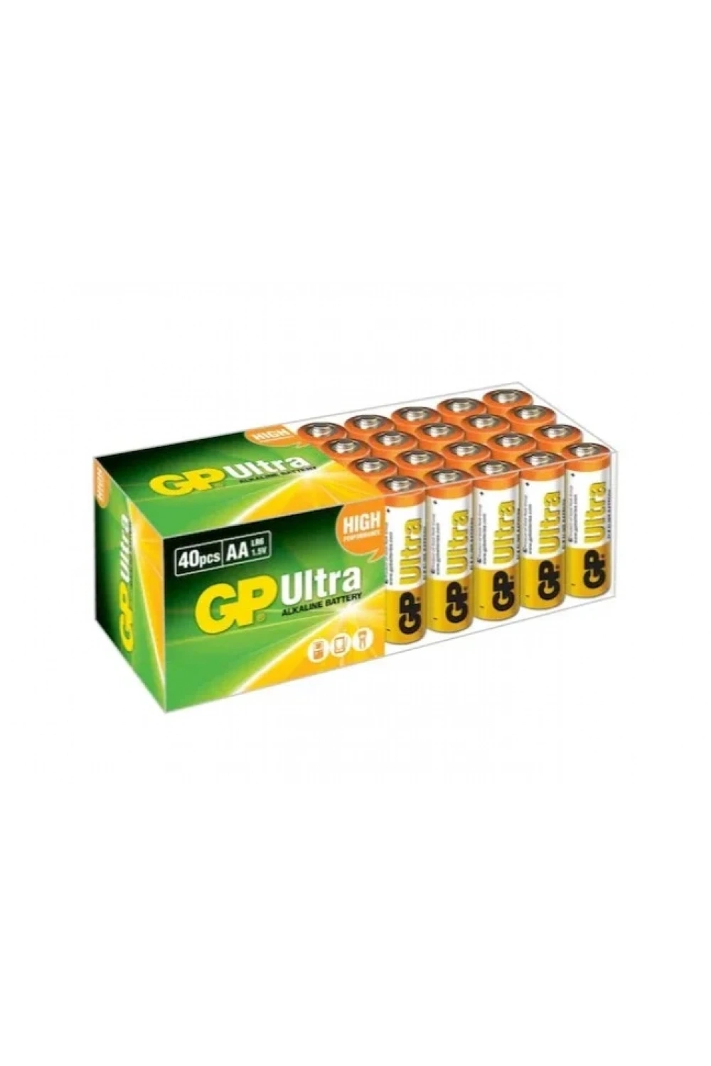 GP LR6 1.5V Ultra Alkalin 40lı Kalem Pil