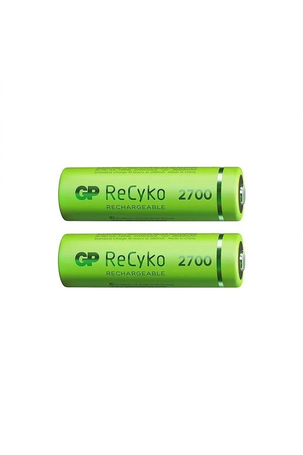 GP Recyko 2700 Seri 2600 mAh Şarjlı AA Kalem Pil 2li