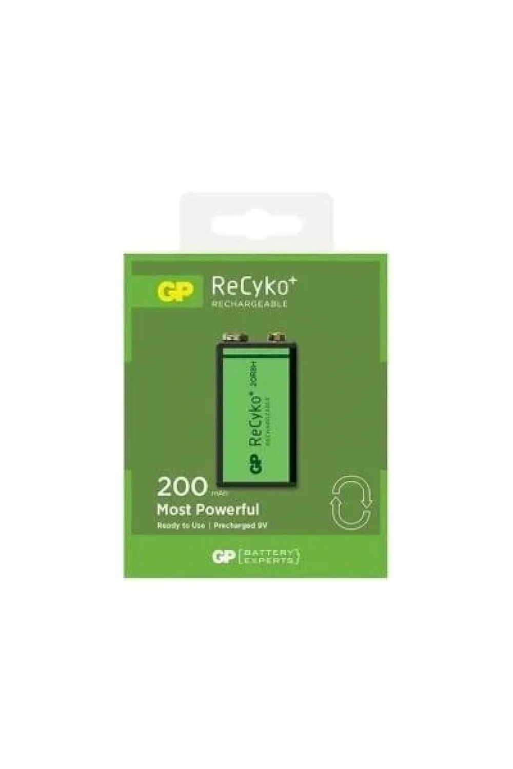 GP ReCyko+ 9V 200mAh Şarj Edilebilir Pil