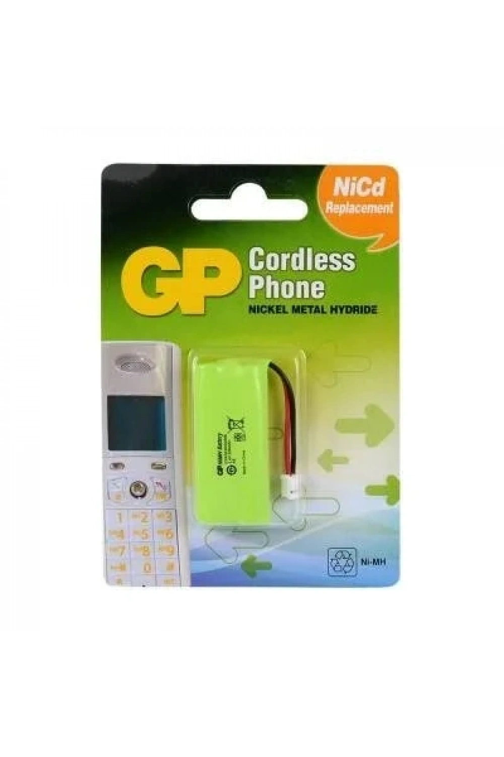 GP T382 2.4V 550mAh Siemens Telsiz Telefon Pili