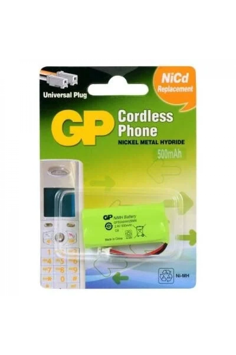 GP T436 2.4V 500mAh Siemens Gigaset Telsiz Telefon Pili