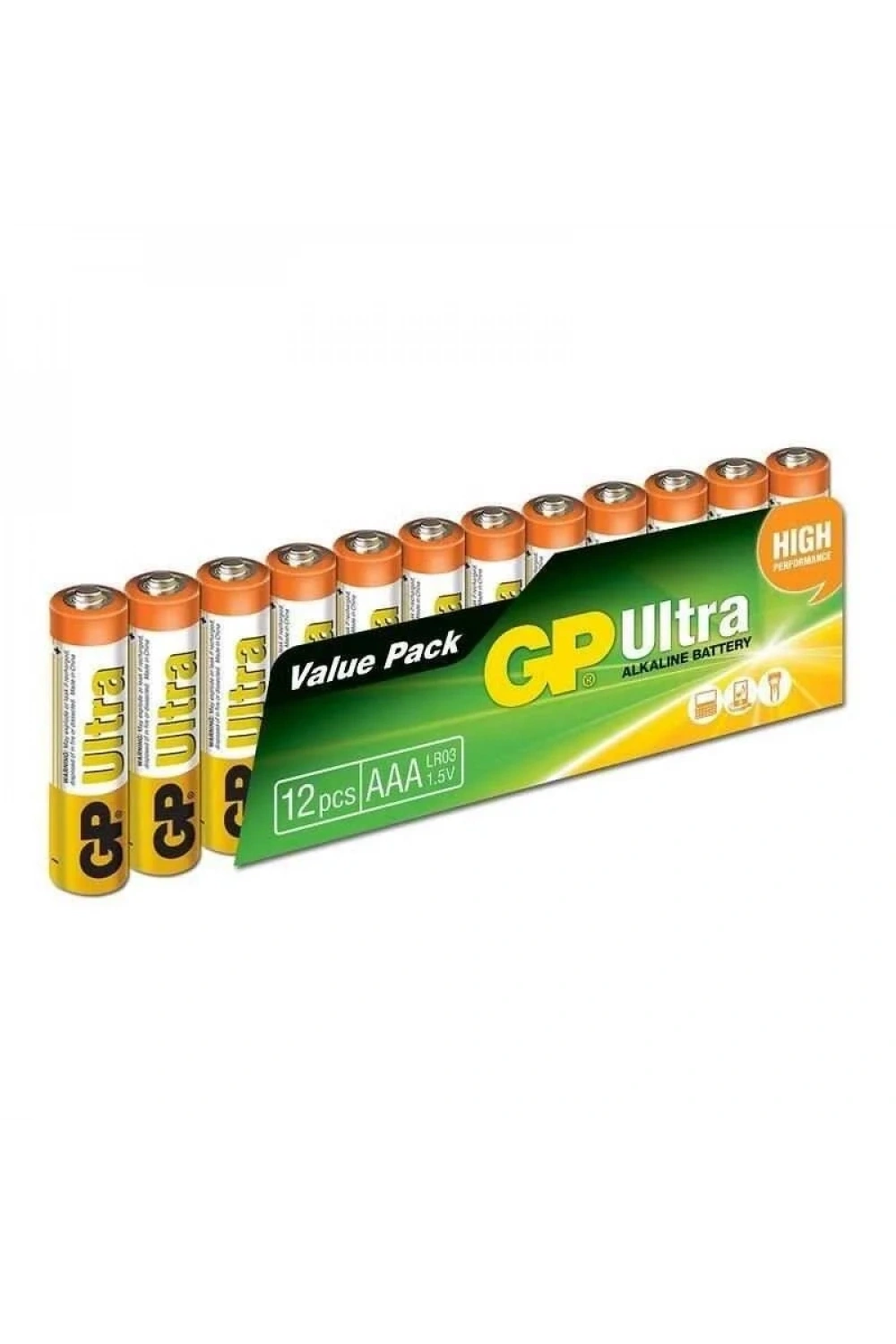 GP Ultra 12li AA Kalem Pil - Ekonomik Paket