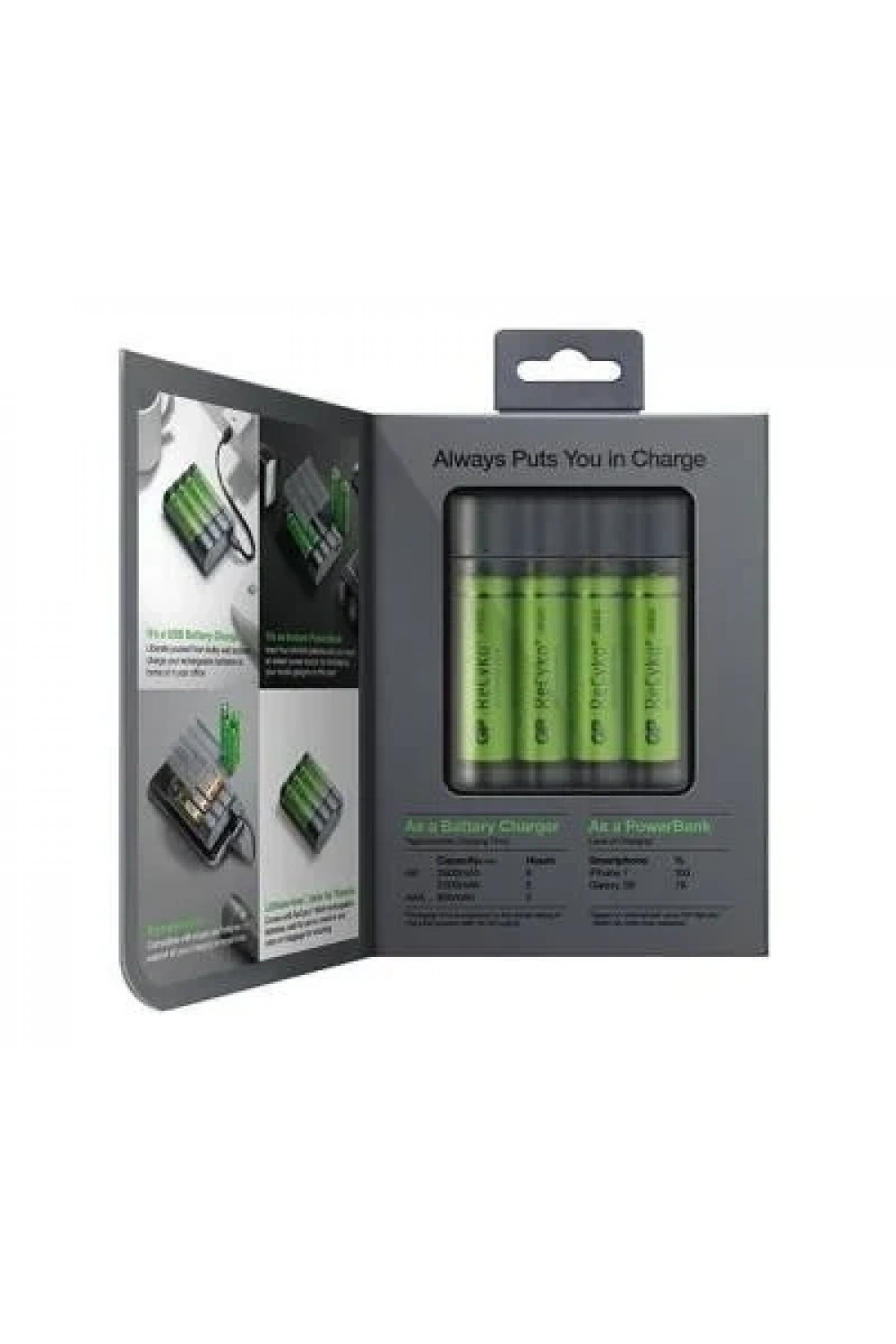 GP X411 4x2600mAh USB Şarj Cihazı ve Powerbank