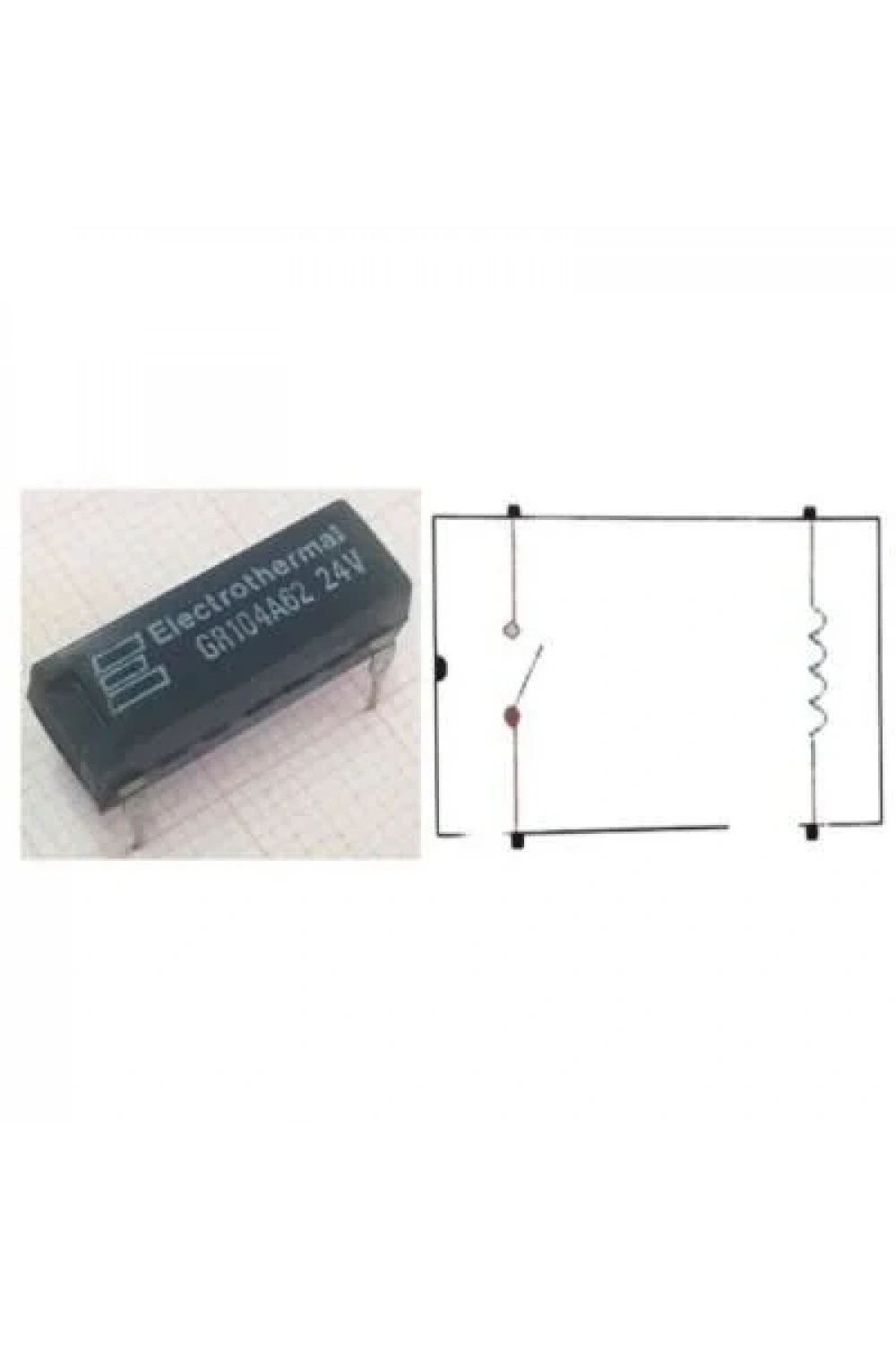GR104A62 24V Reed Röle Tek Kontak N/O 24VDC 0.5A