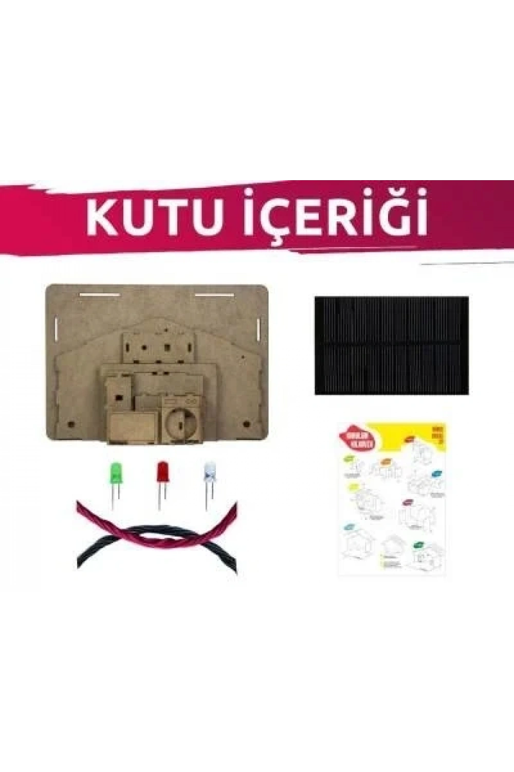 Güneş Enerjili Ev Yapımı Solar Eğitim Kiti