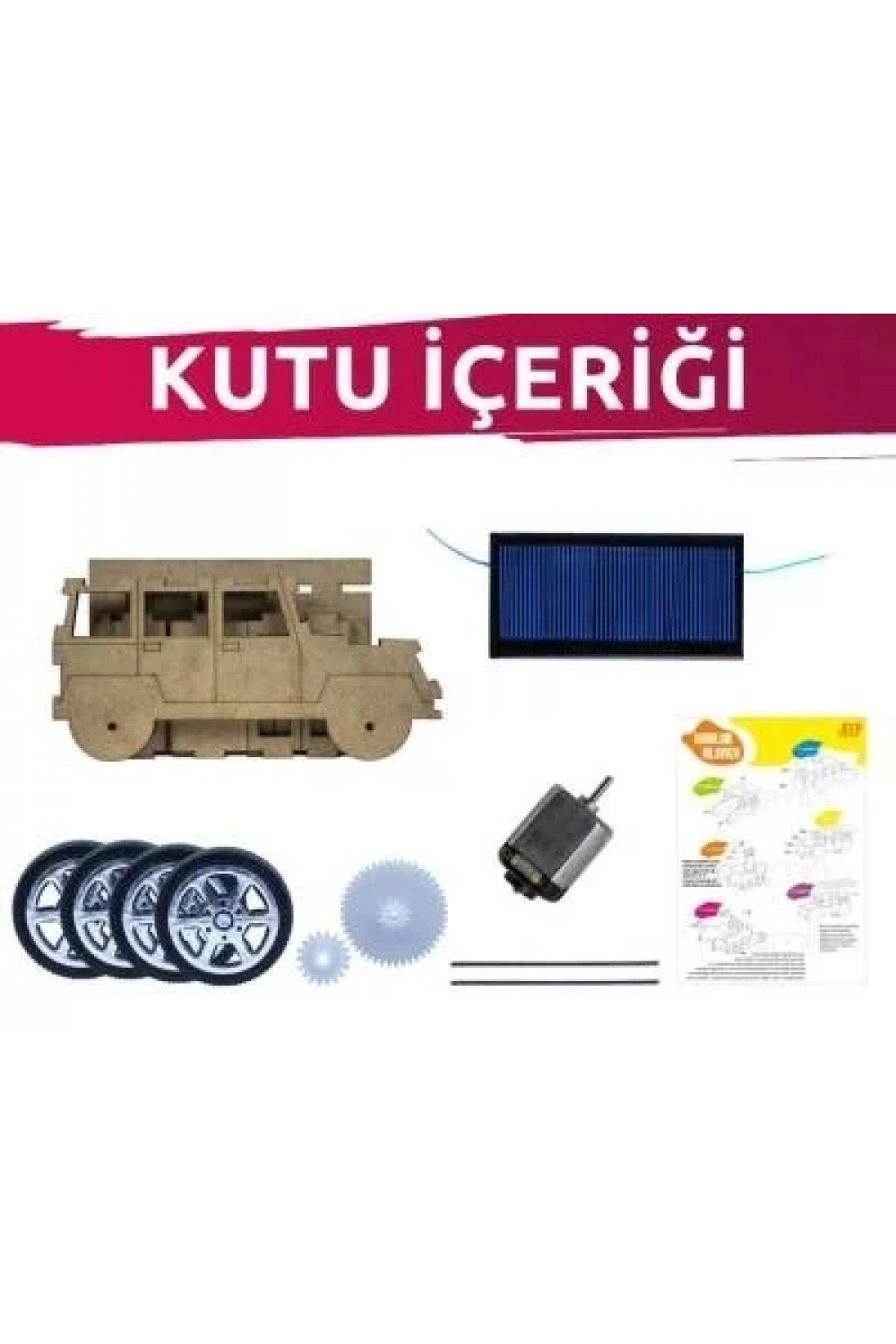 Güneş Enerjili Jeep Solar Eğitim Kiti
