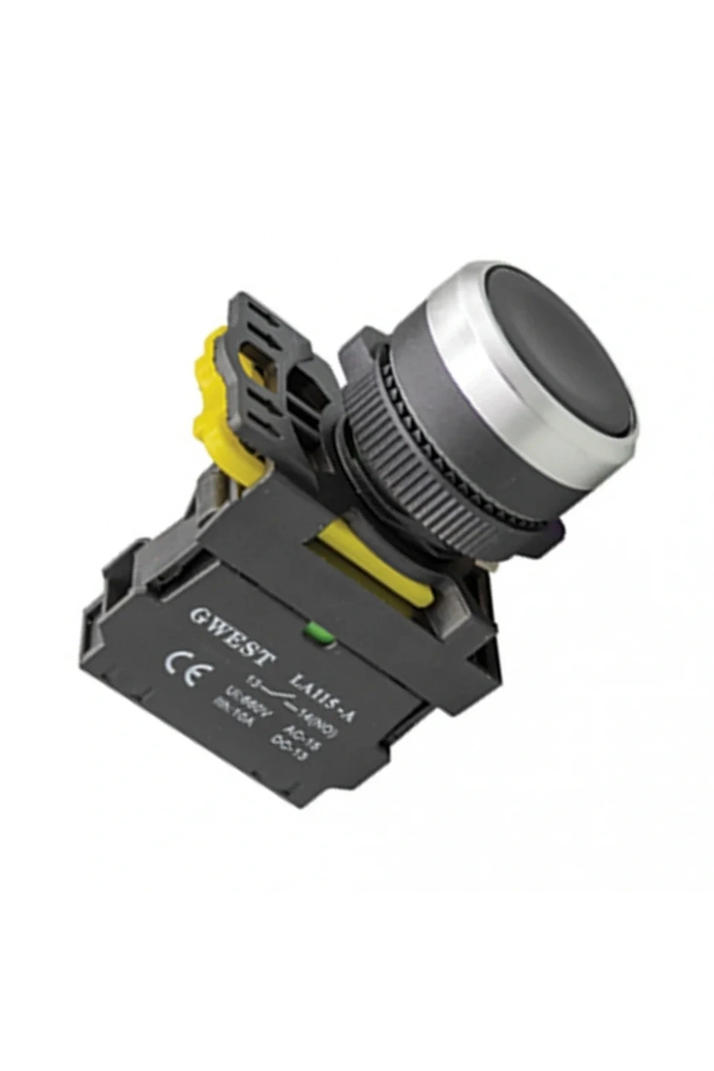 GW A5-41 22mm Siyah Yaylı Buton 1NO